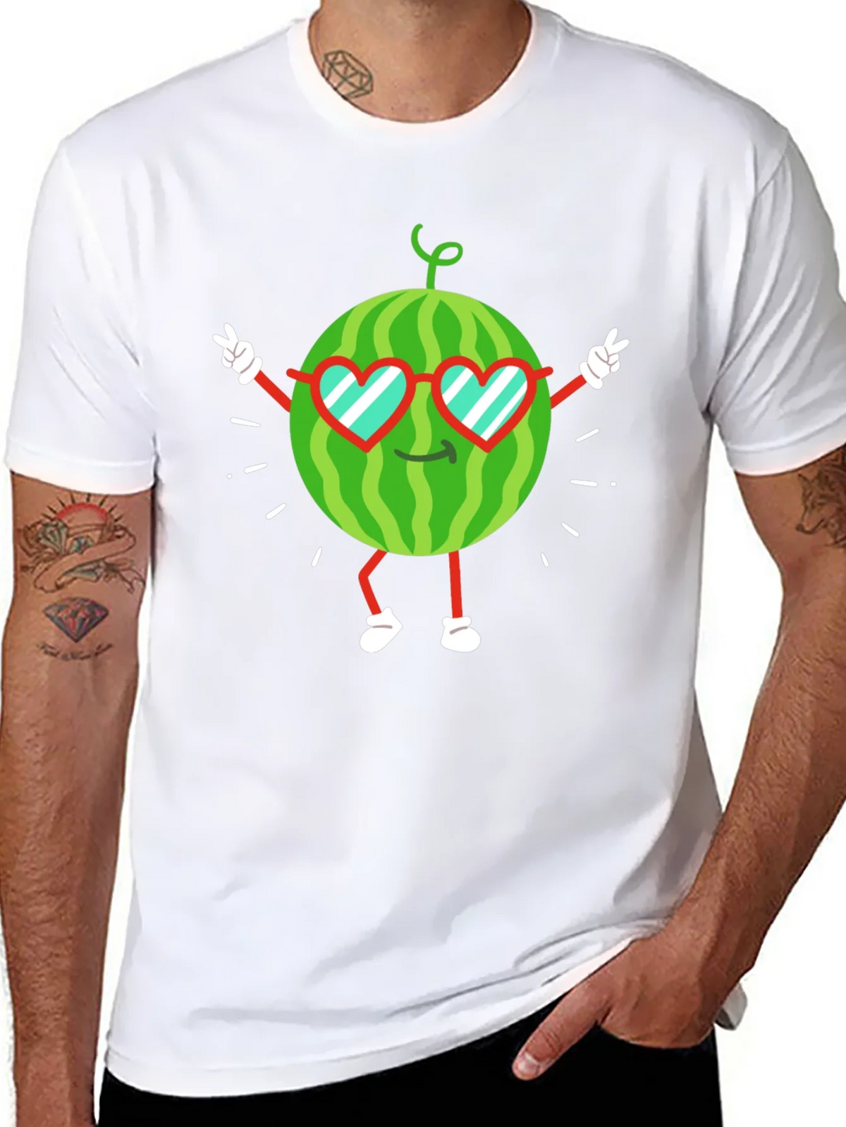 Cool Watermelon Graphic Tee - Fun Summer Shirt product image 7
