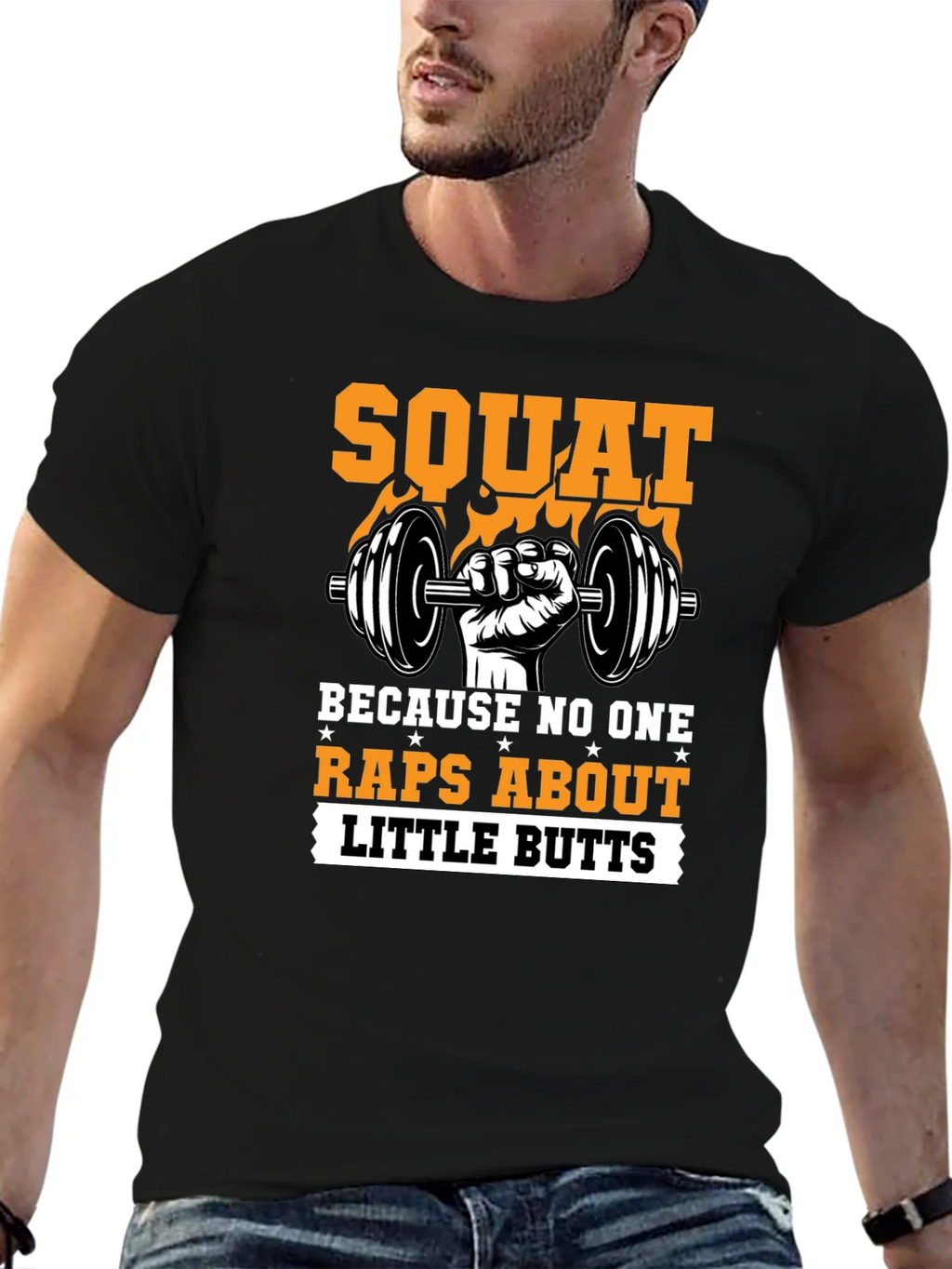 Squat Motivational Gym T-Shirt product image 6