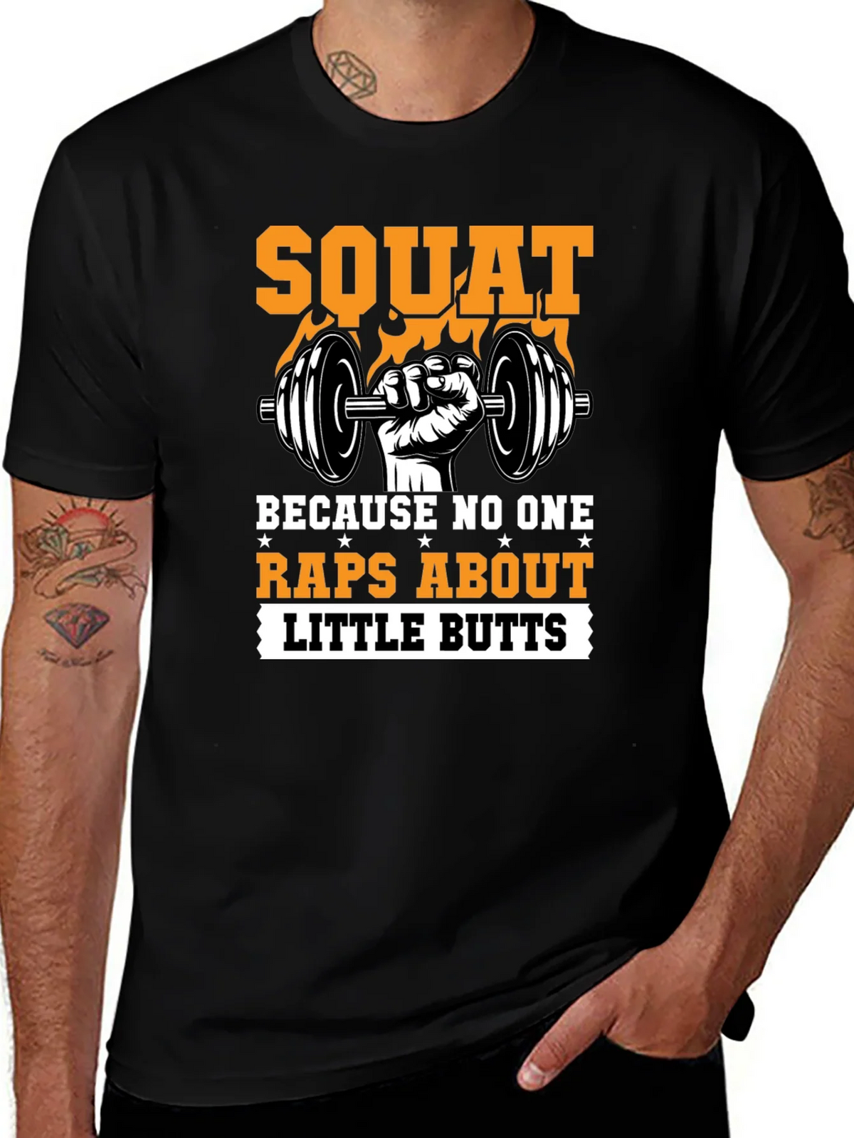 Squat Motivational Gym T-Shirt product image 1