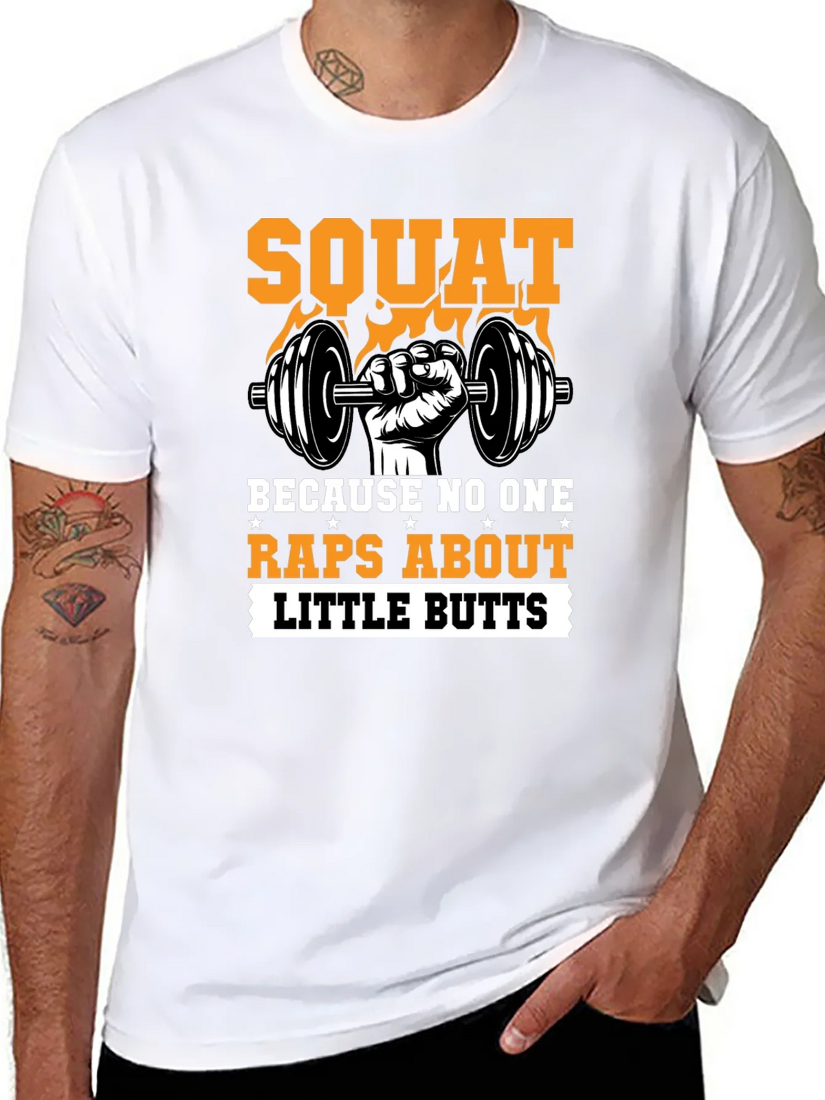 Squat Motivational Gym T-Shirt product image 7