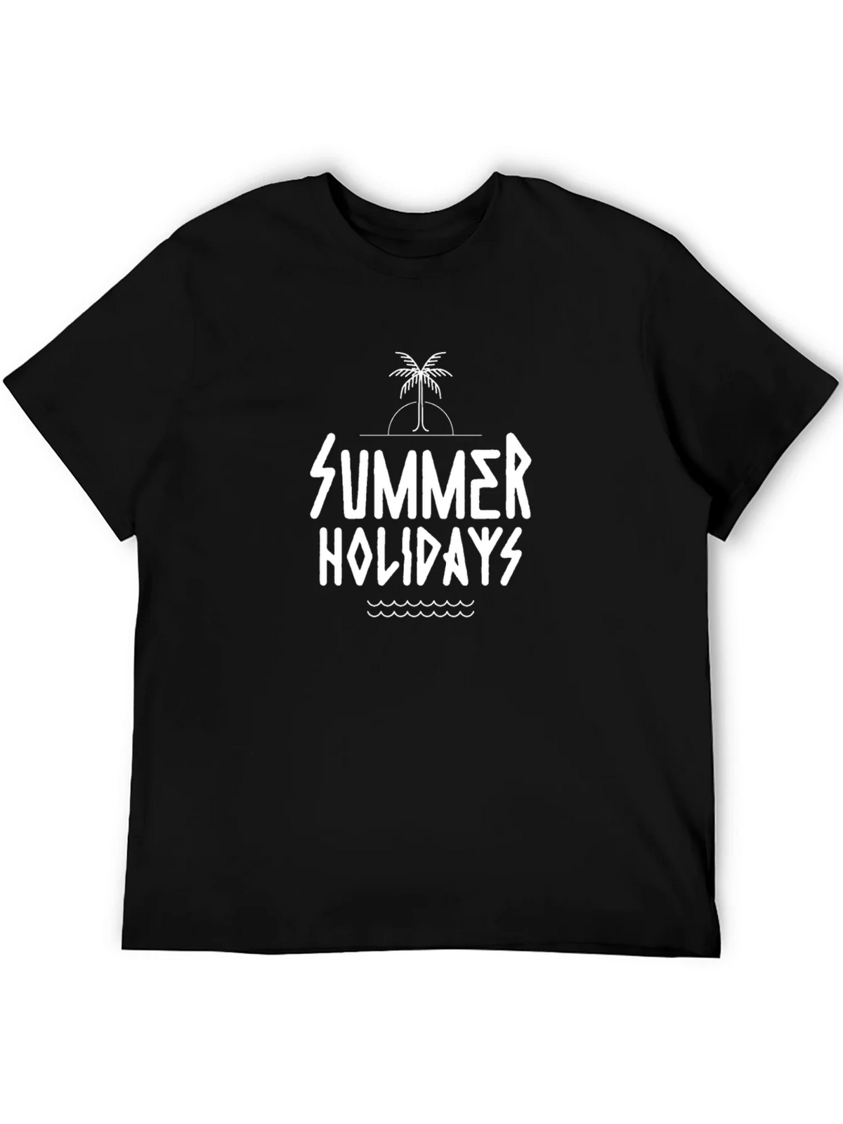 Summer Holidays Black T-Shirt product image 5