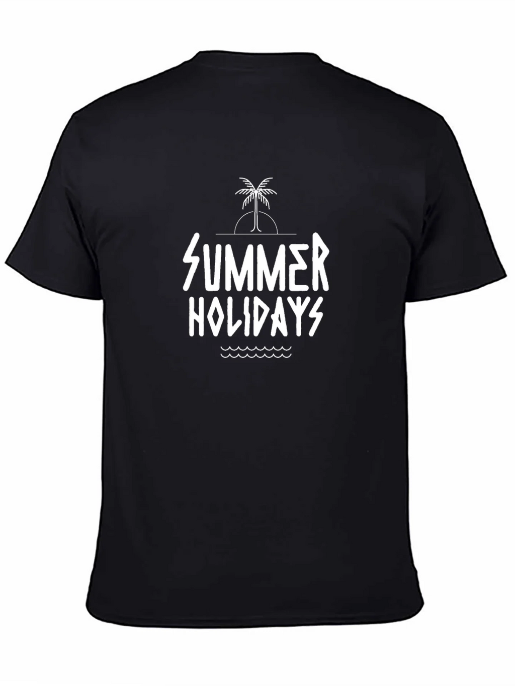 Summer Holidays Black T-Shirt product image 4