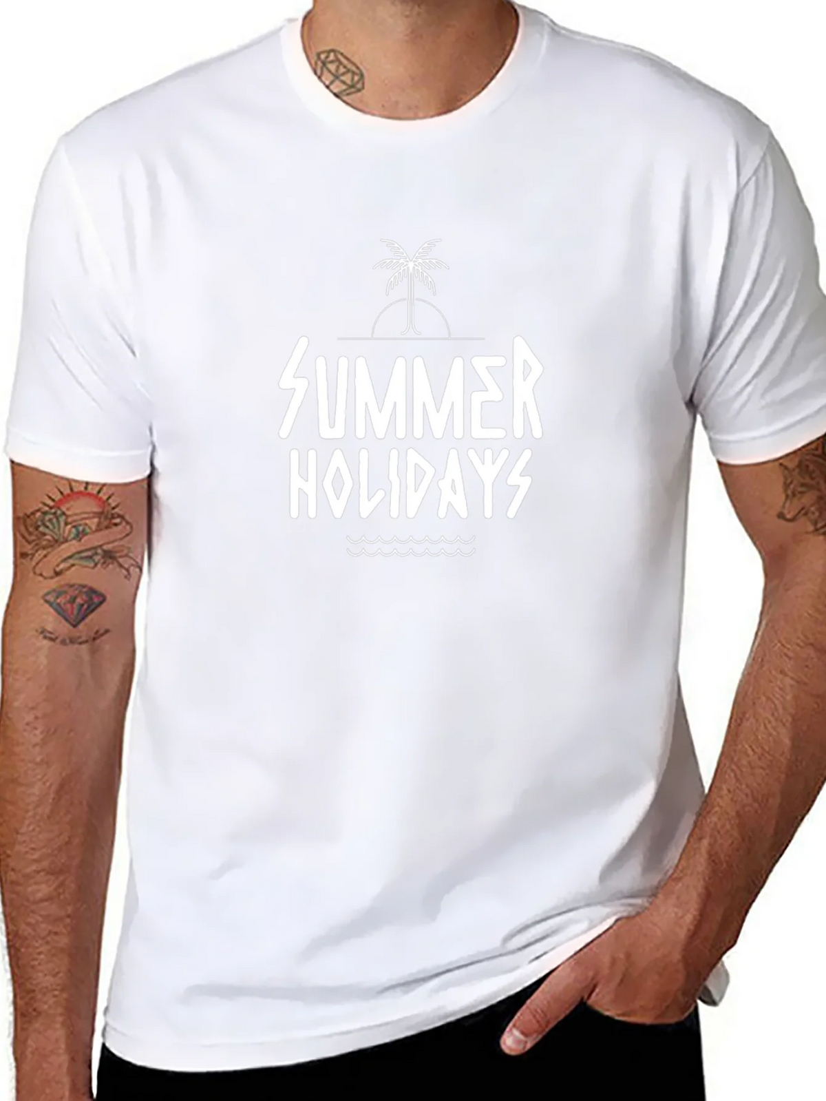 Summer Holidays Black T-Shirt product image 7