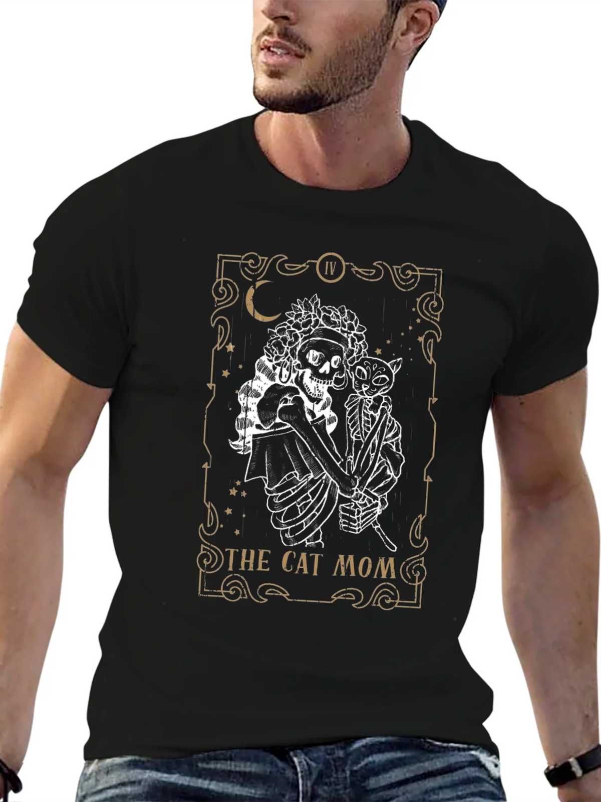 The Cat Mom Tarot Graphic T-Shirt product image 6