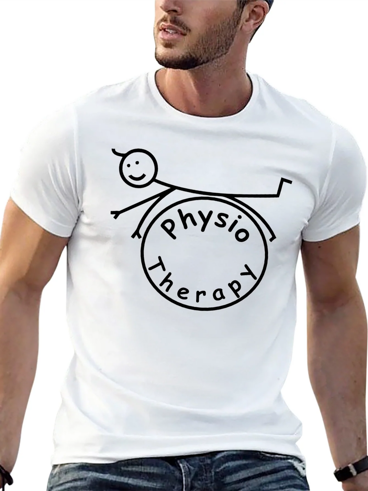 Physio Therapy T-Shirt: Stick Figure Design product image 5