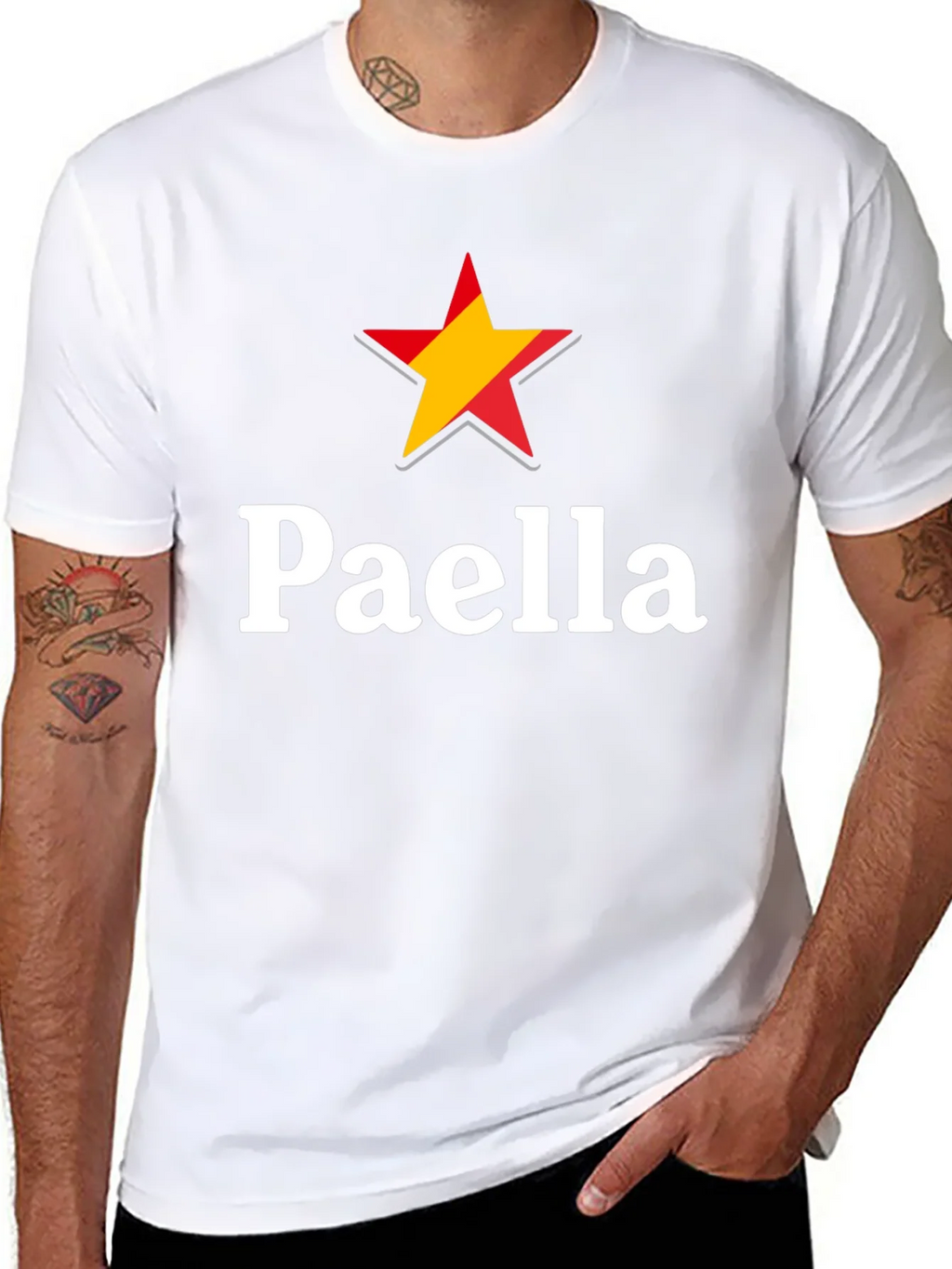 Paella Spain Star Graphic T-Shirt product image 7