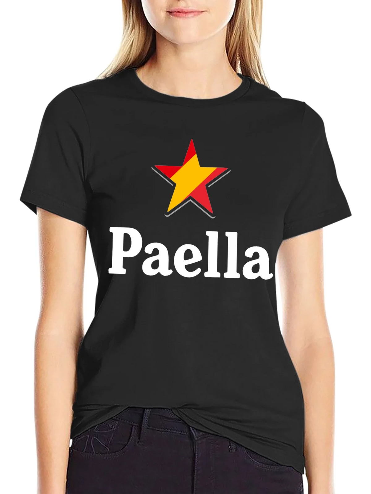Paella Spain Star Graphic T-Shirt product image 2