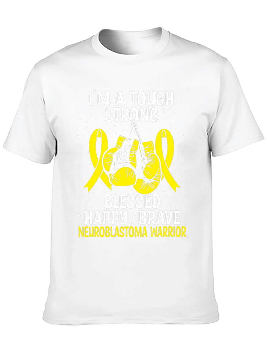 Neuroblastoma Warrior T-Shirt - Tough Strong Brave product image 9
