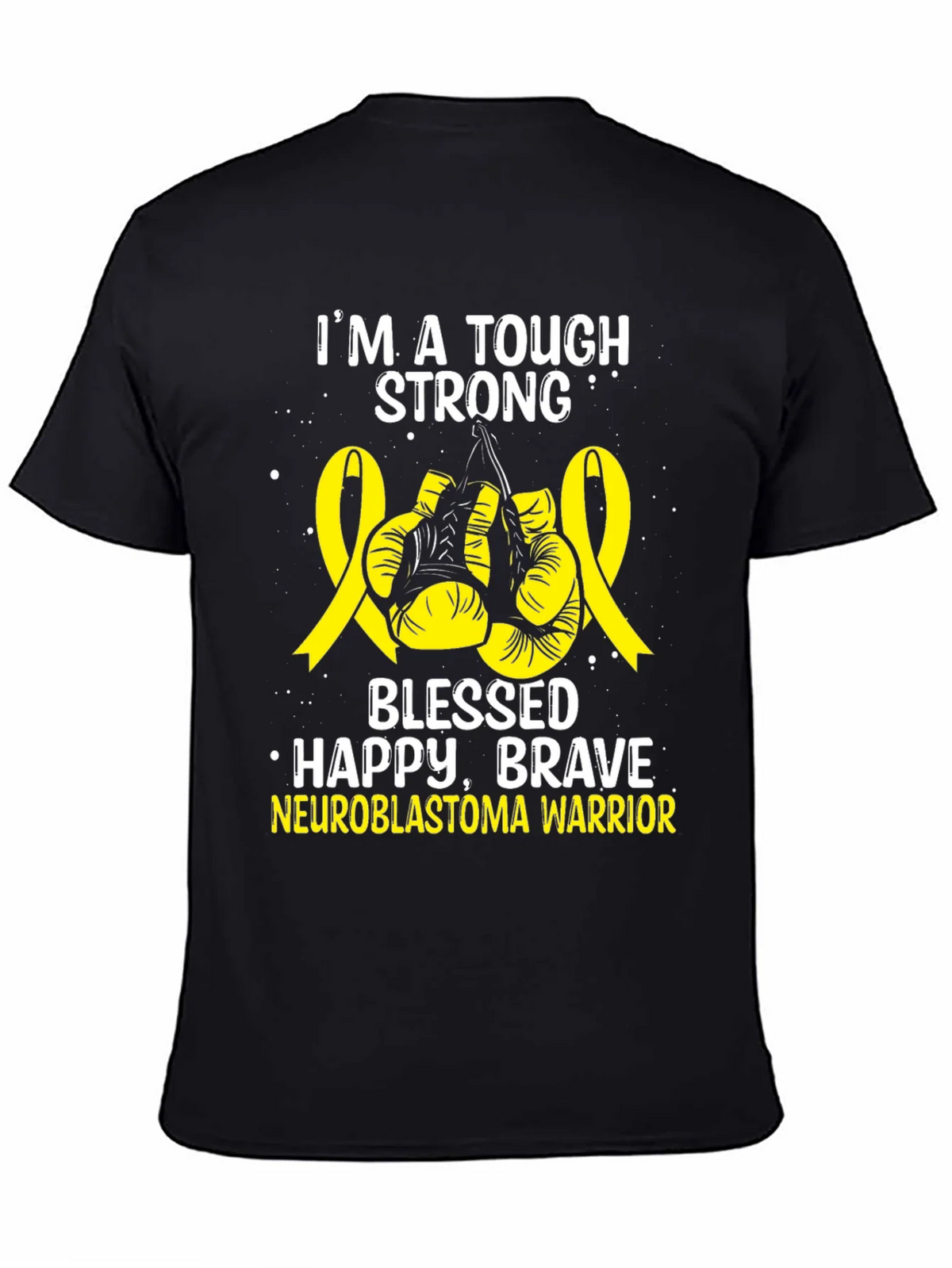 Neuroblastoma Warrior T-Shirt - Tough Strong Brave product image 4