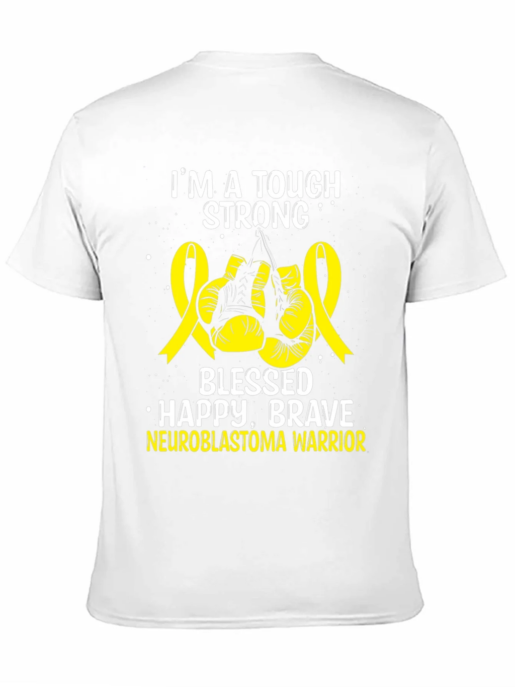 Neuroblastoma Warrior T-Shirt - Tough Strong Brave product image 10
