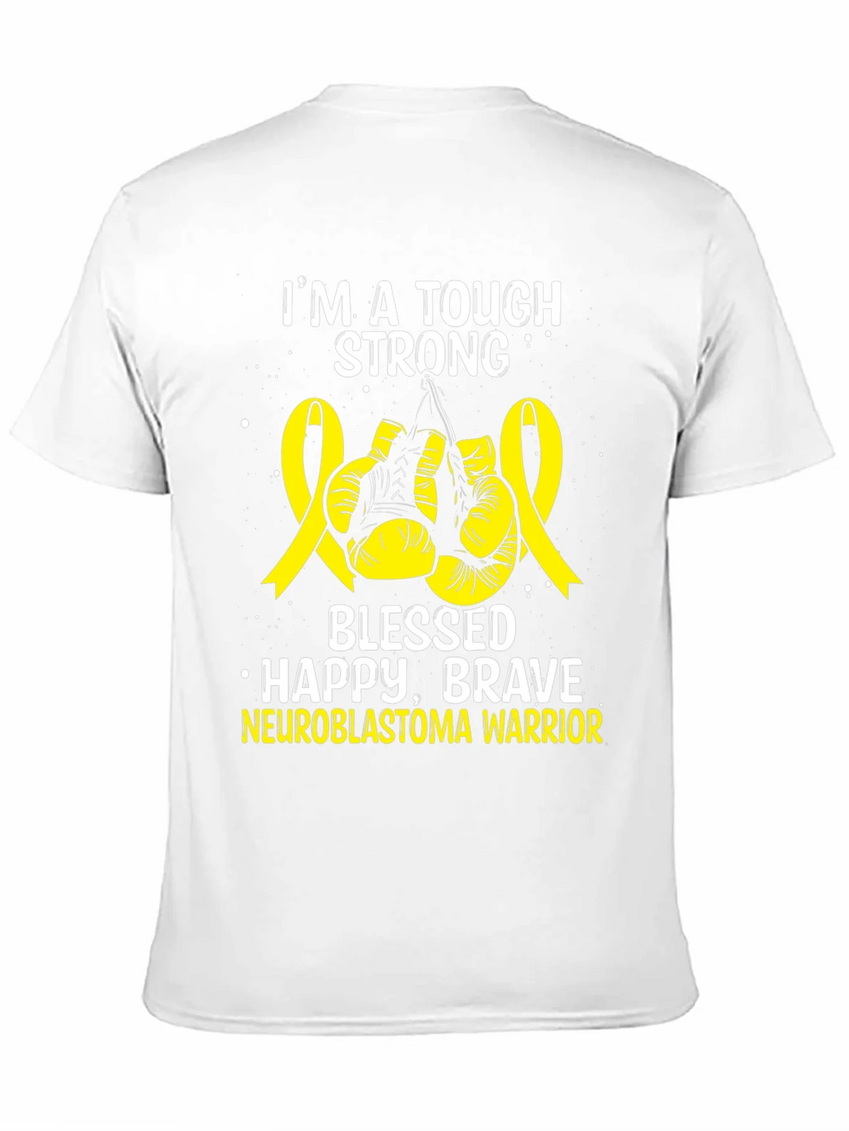 Neuroblastoma Warrior T-Shirt - Tough Strong Brave product image 10