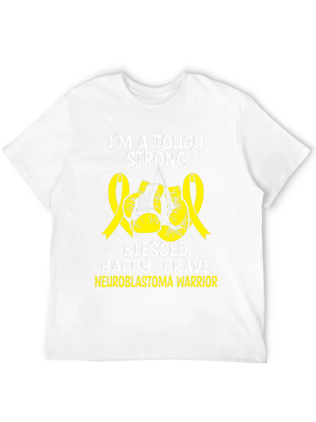 Neuroblastoma Warrior T-Shirt - Tough Strong Brave product image 11