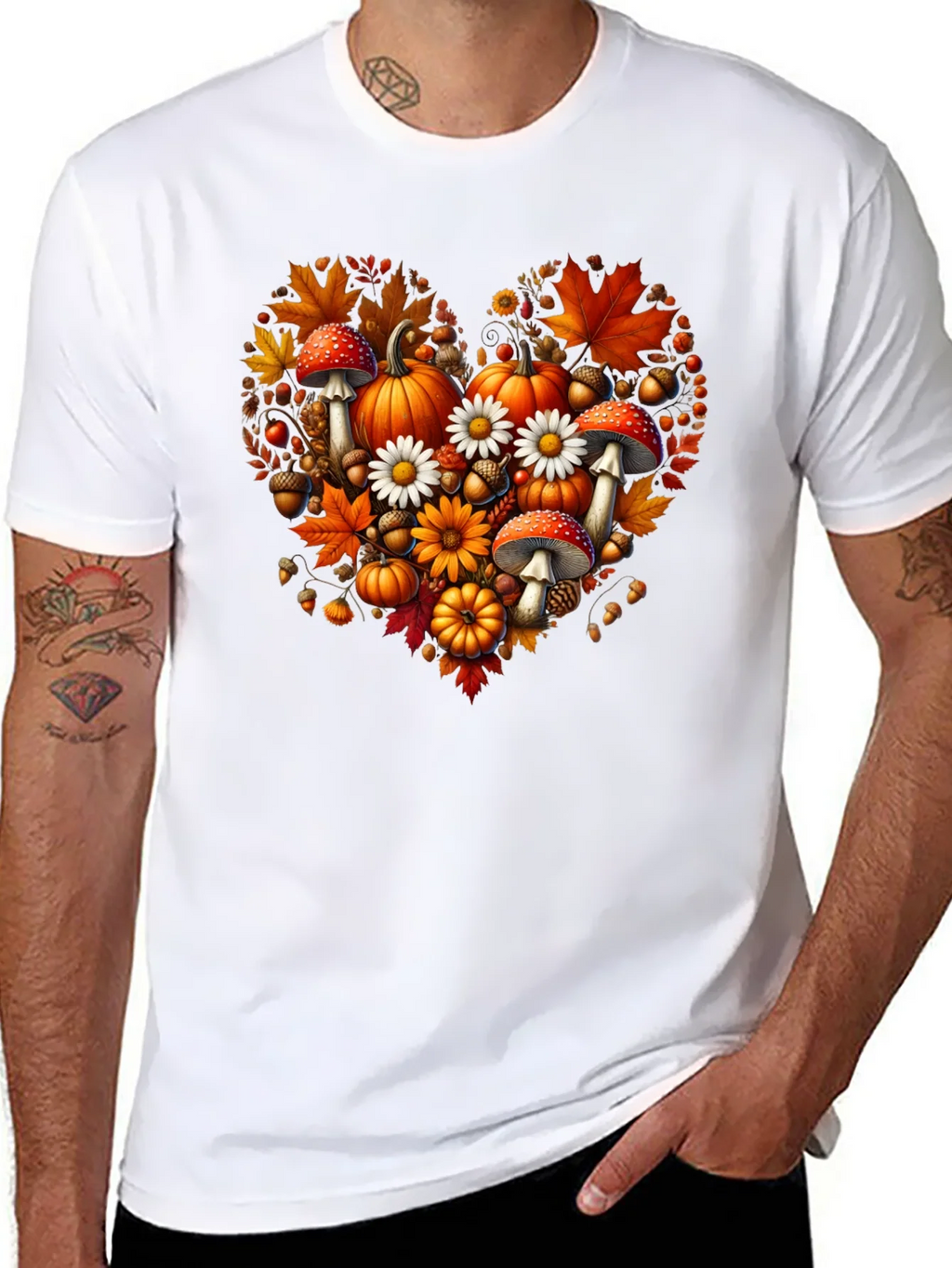 Fall Harvest Heart T-Shirt product image 5