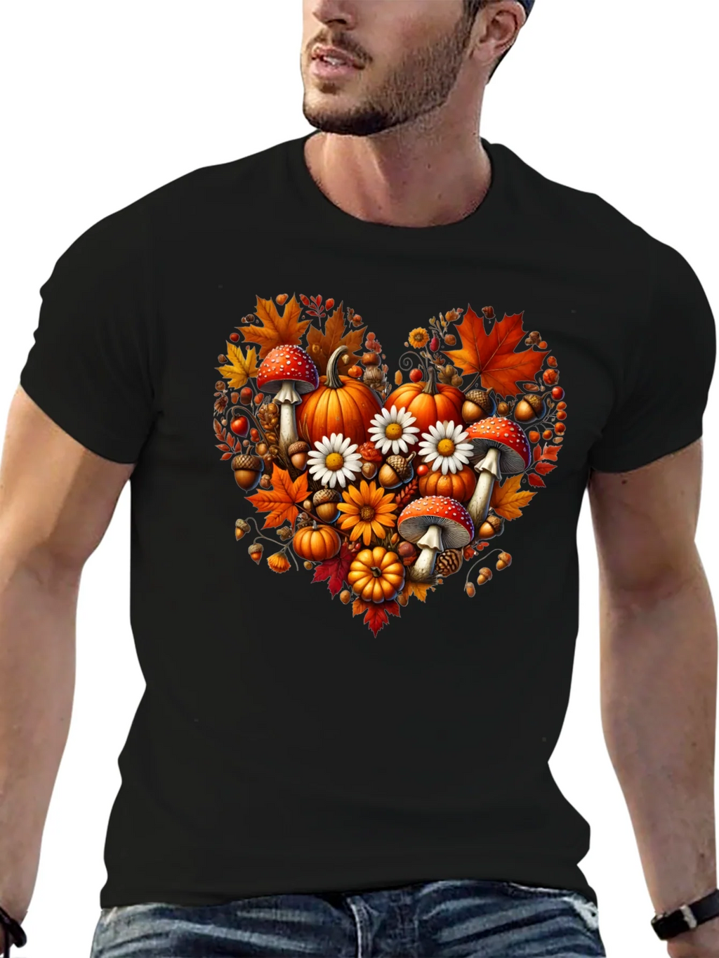 Fall Harvest Heart T-Shirt product image 4
