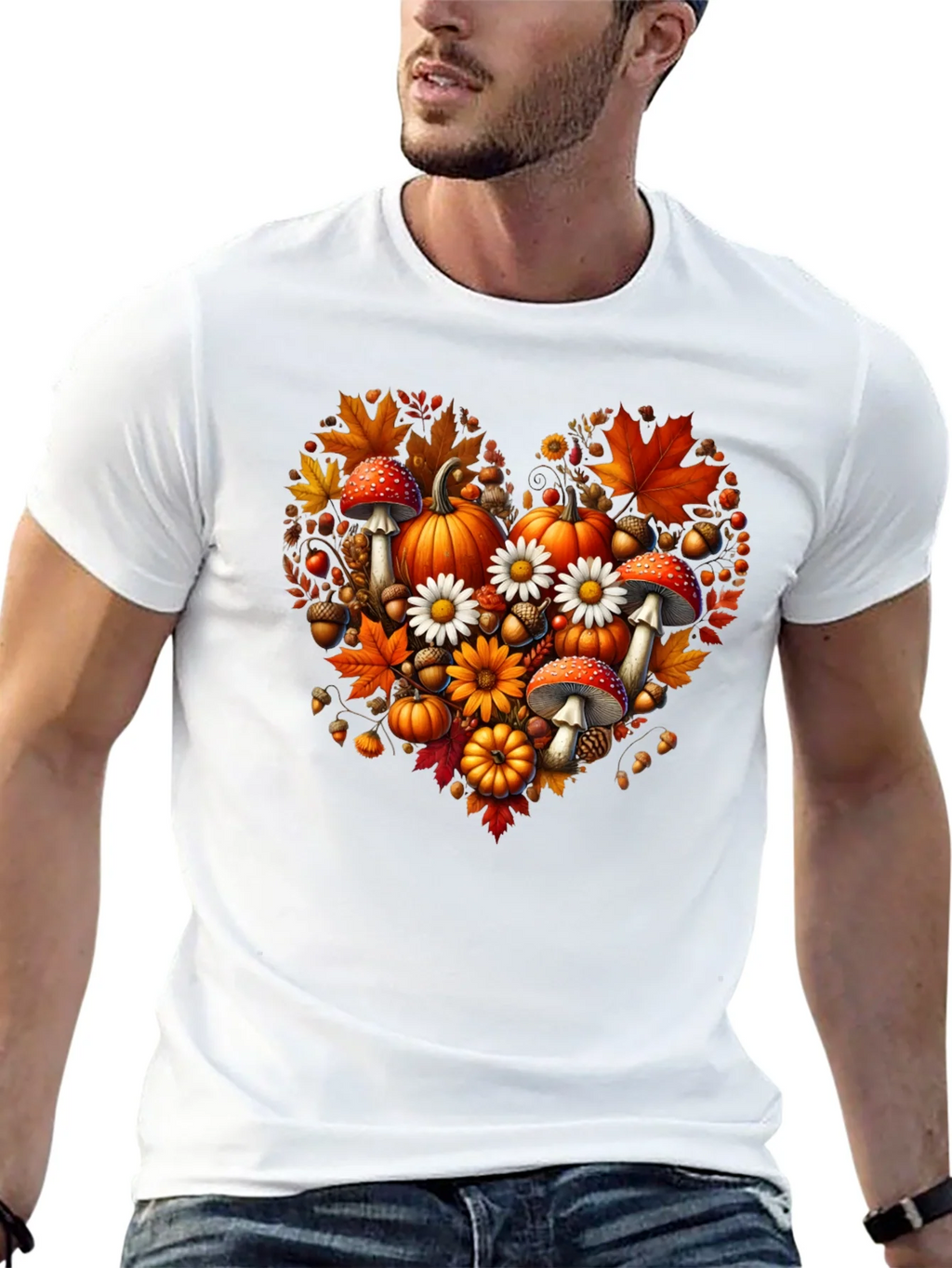 Fall Harvest Heart T-Shirt product image 8