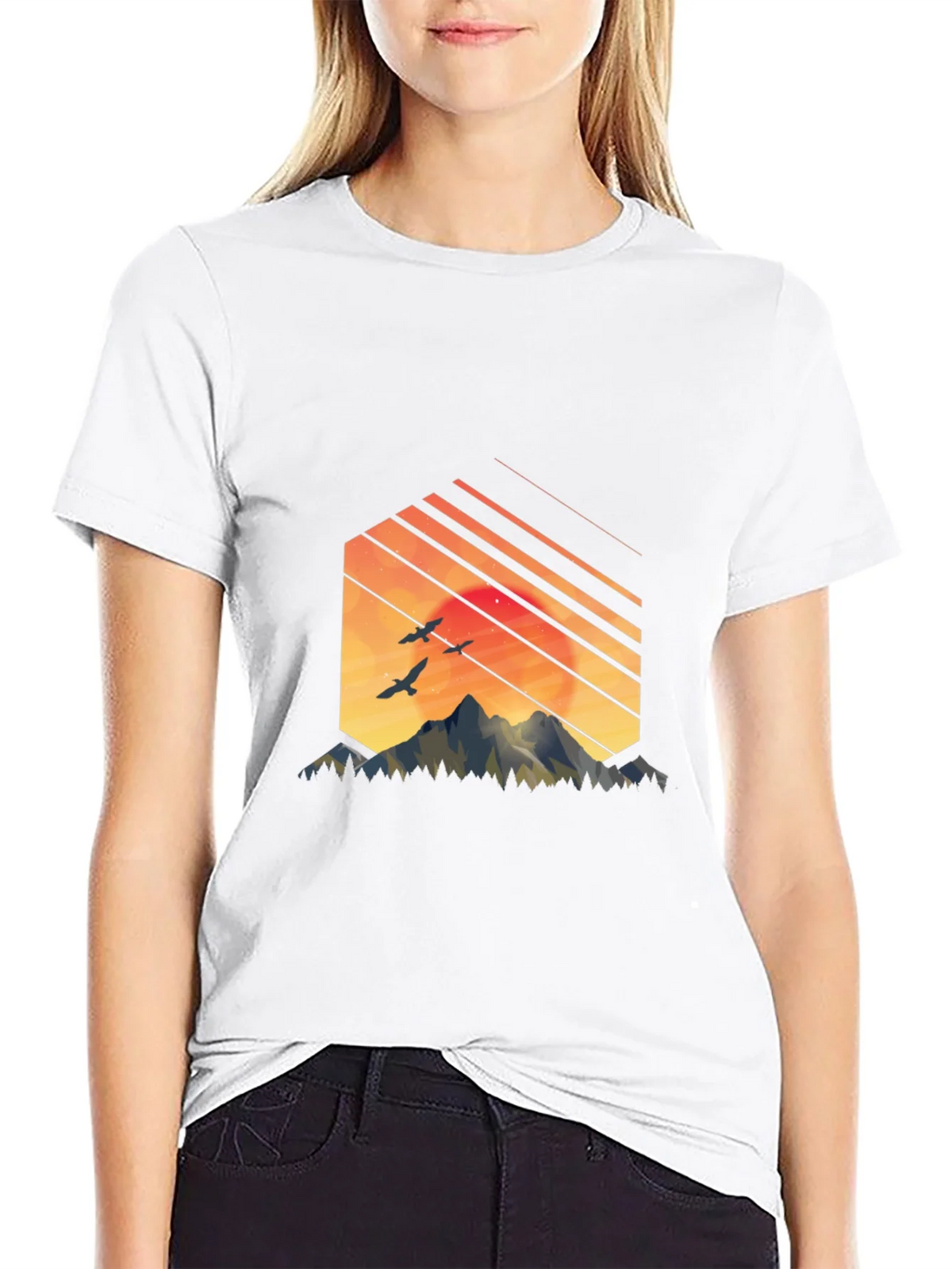 Sunset Mountain Graphic Tee product image 6