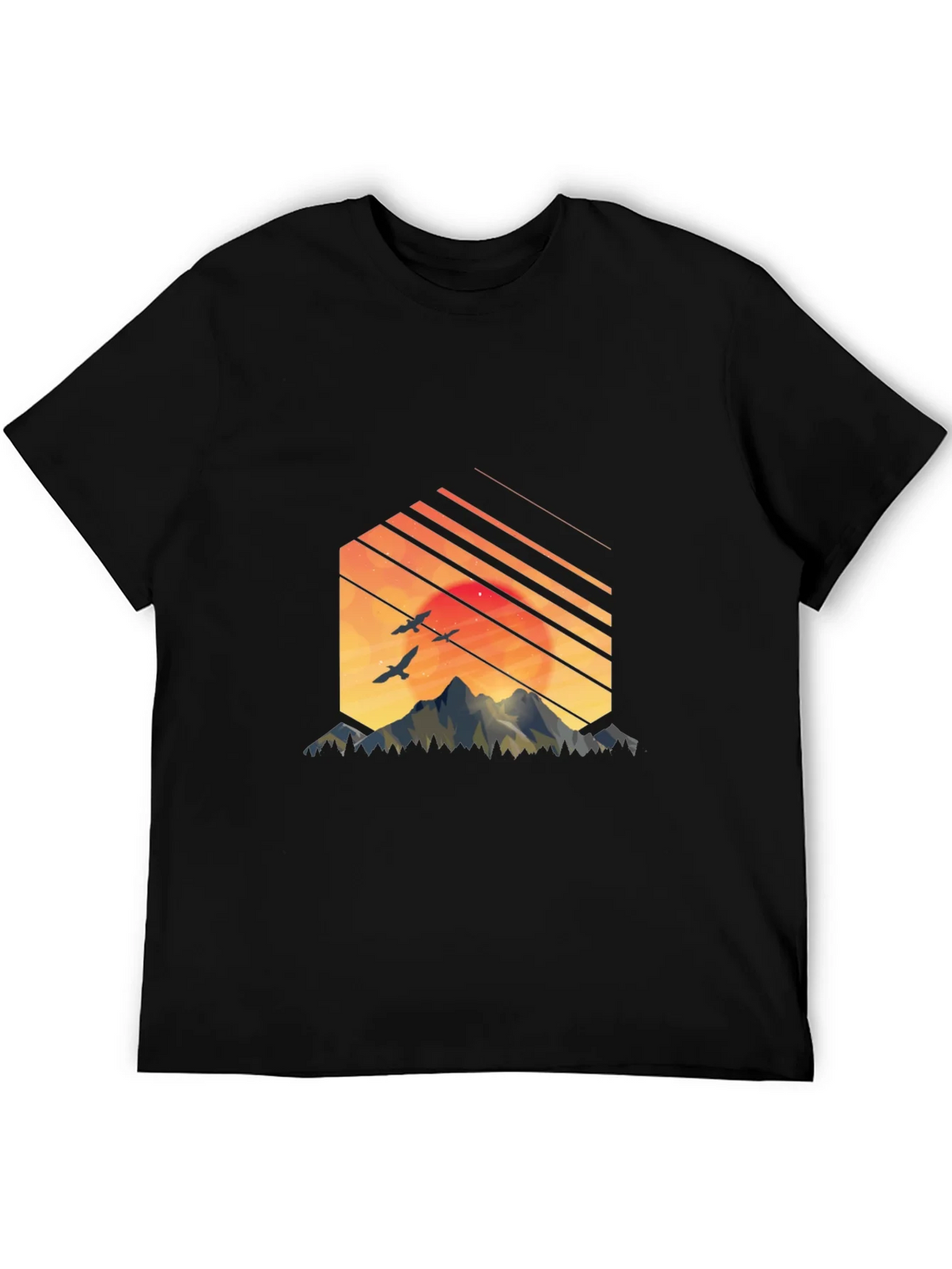 Sunset Mountain Graphic Tee product image 4
