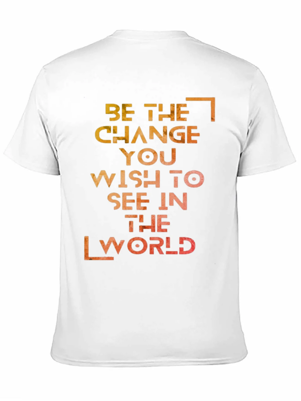 Inspirational Graphic T-Shirt: Be the Change product image 9