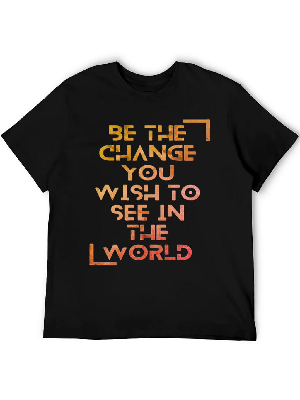 Inspirational Graphic T-Shirt: Be the Change product image 4