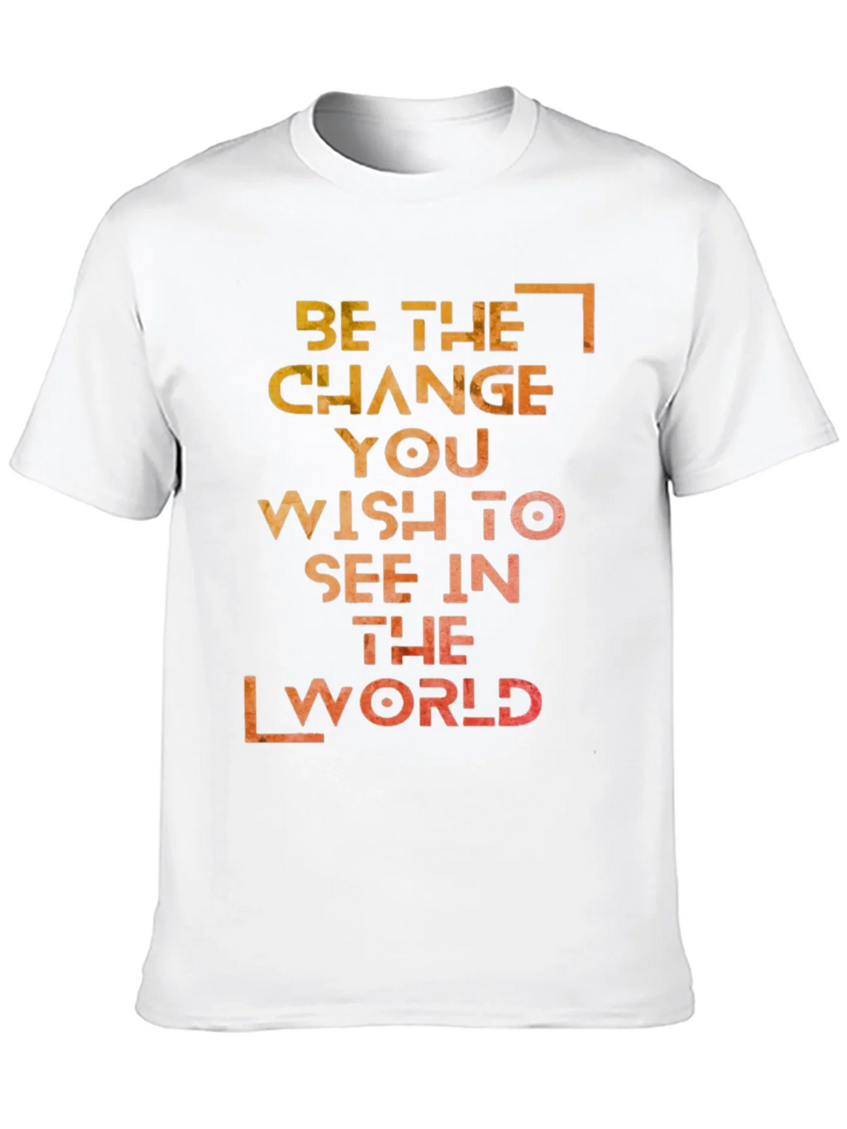Inspirational Graphic T-Shirt: Be the Change product image 8
