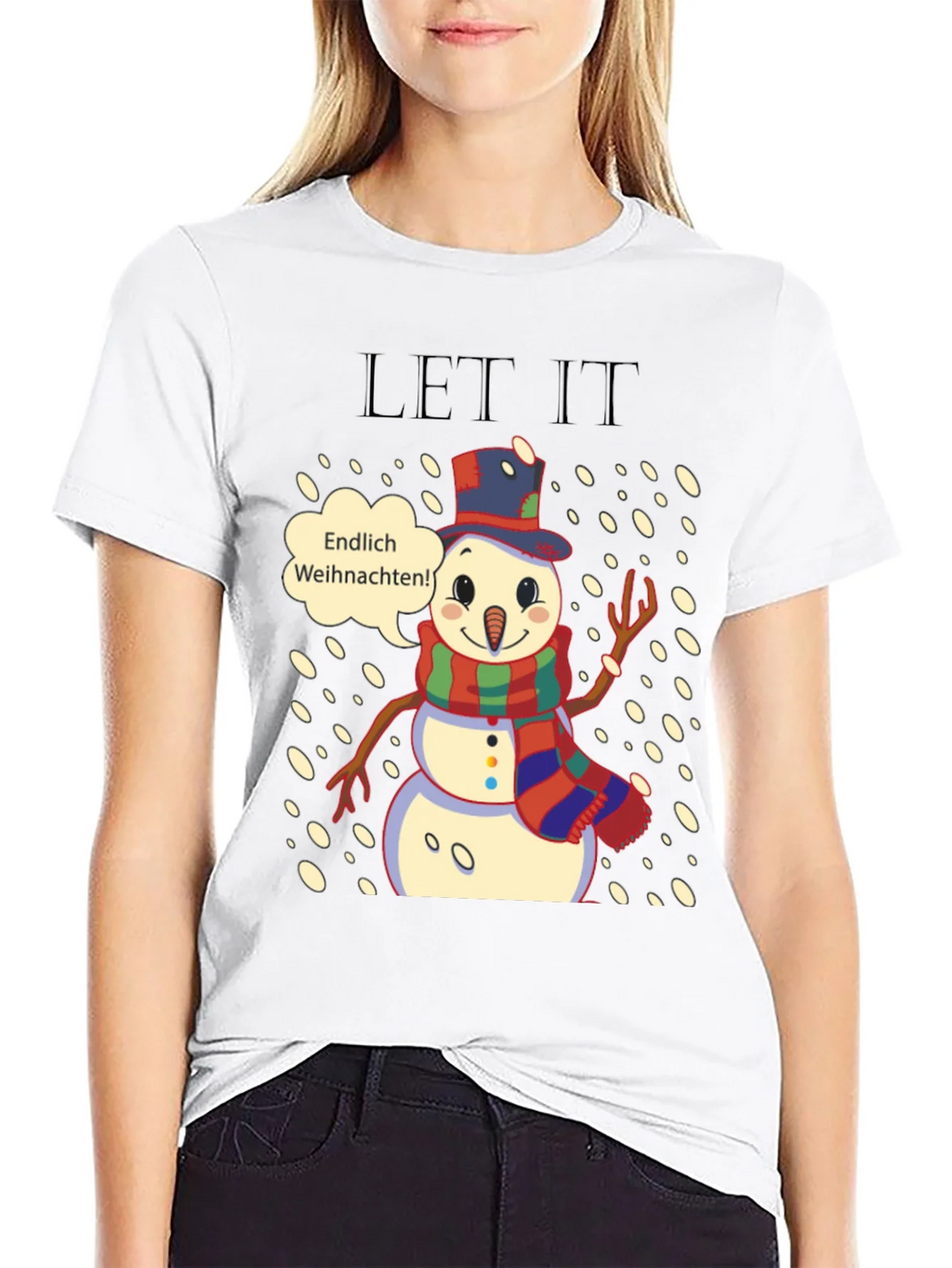 Festive Snowman T-Shirt - Endlich Weihnachten! product image 7