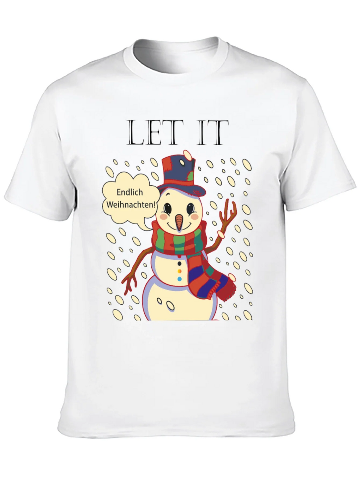 Festive Snowman T-Shirt - Endlich Weihnachten! product image 8