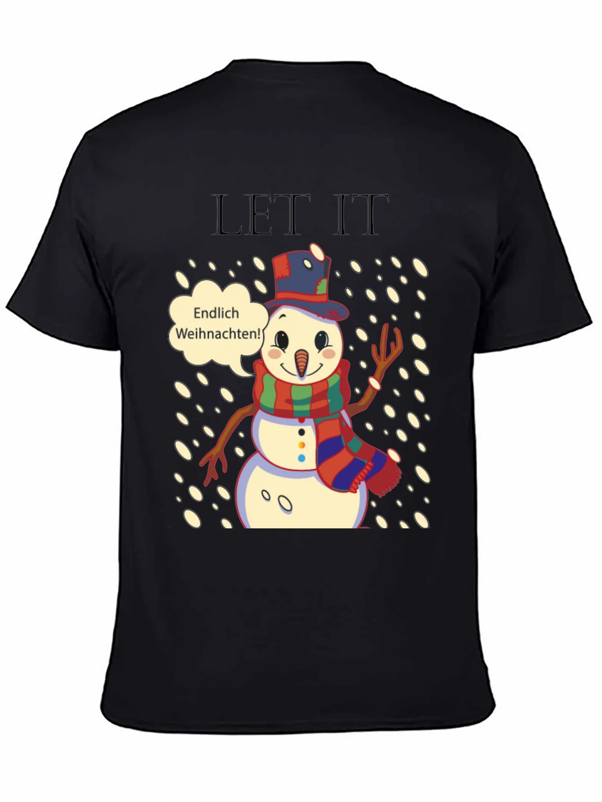 Festive Snowman T-Shirt - Endlich Weihnachten! product image 3