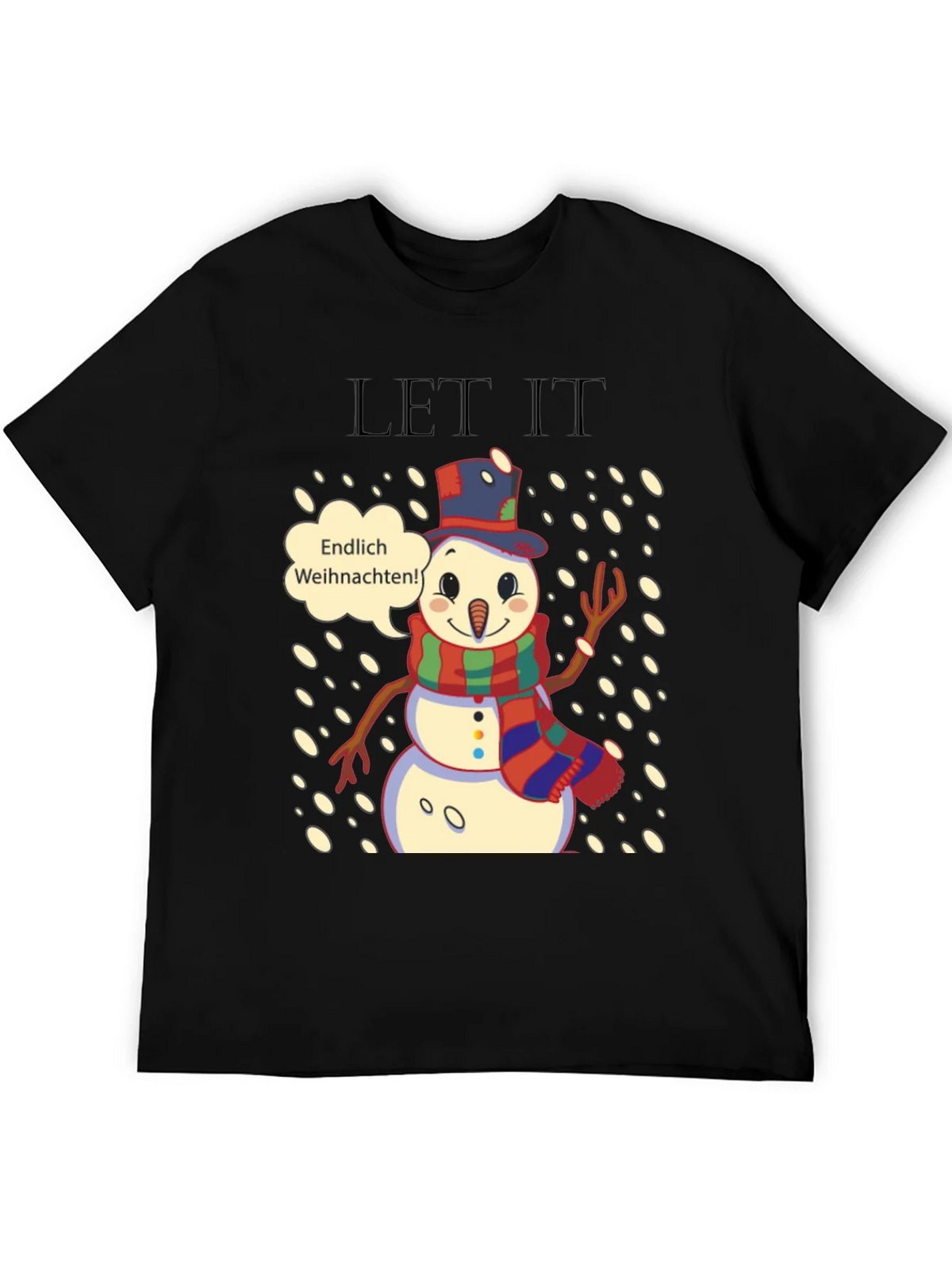 Festive Snowman T-Shirt - Endlich Weihnachten! product image 4