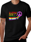 Be Anything T-Shirt - Peace & Rainbow Design product image 1