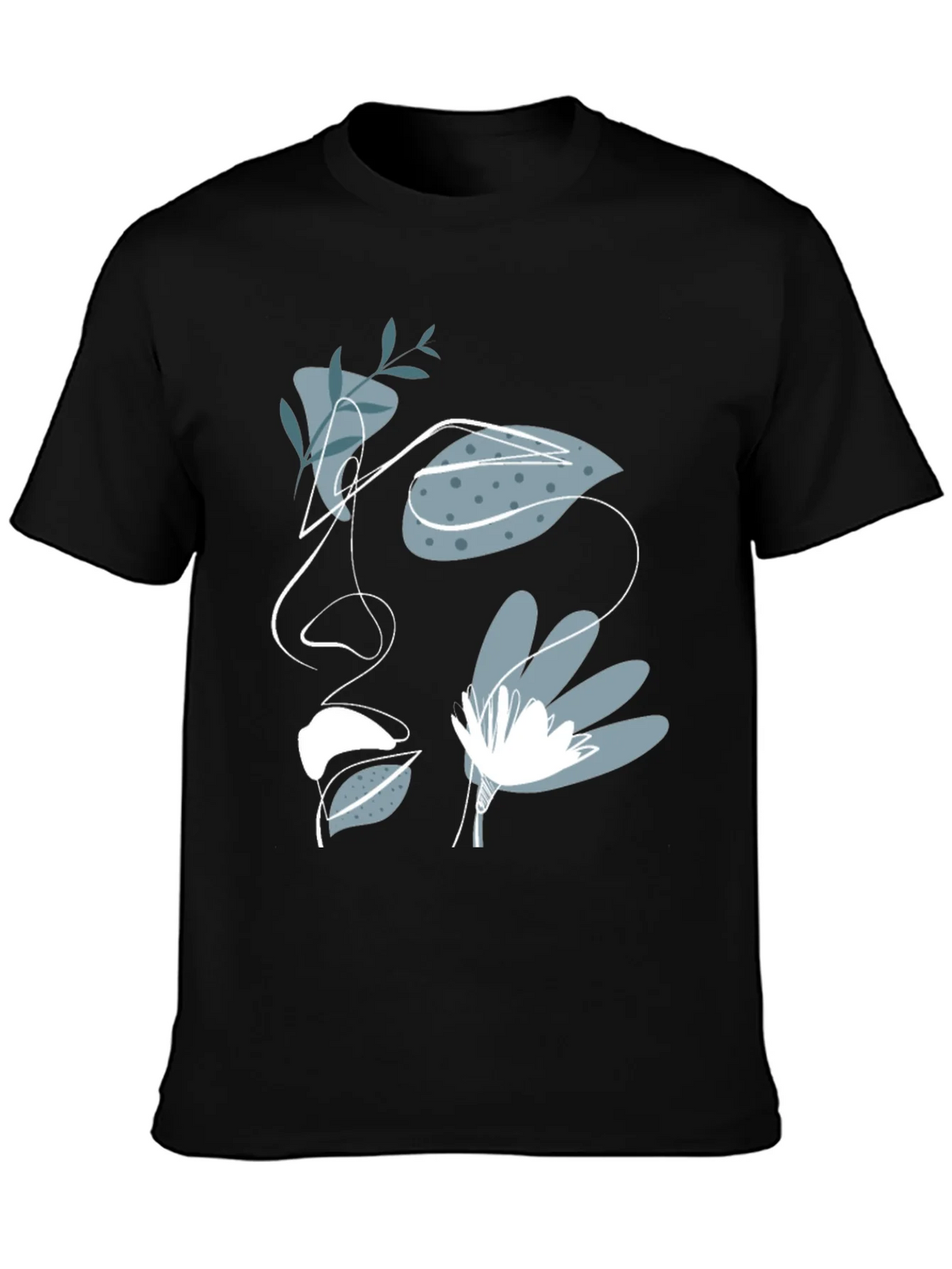 Abstract Face Graphic Tee - Modern Artistic T-Shirt product image 3
