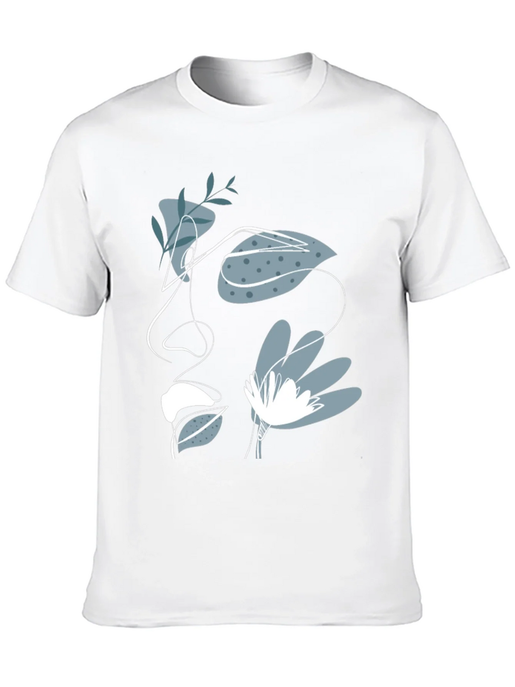 Abstract Face Graphic Tee - Modern Artistic T-Shirt product image 9
