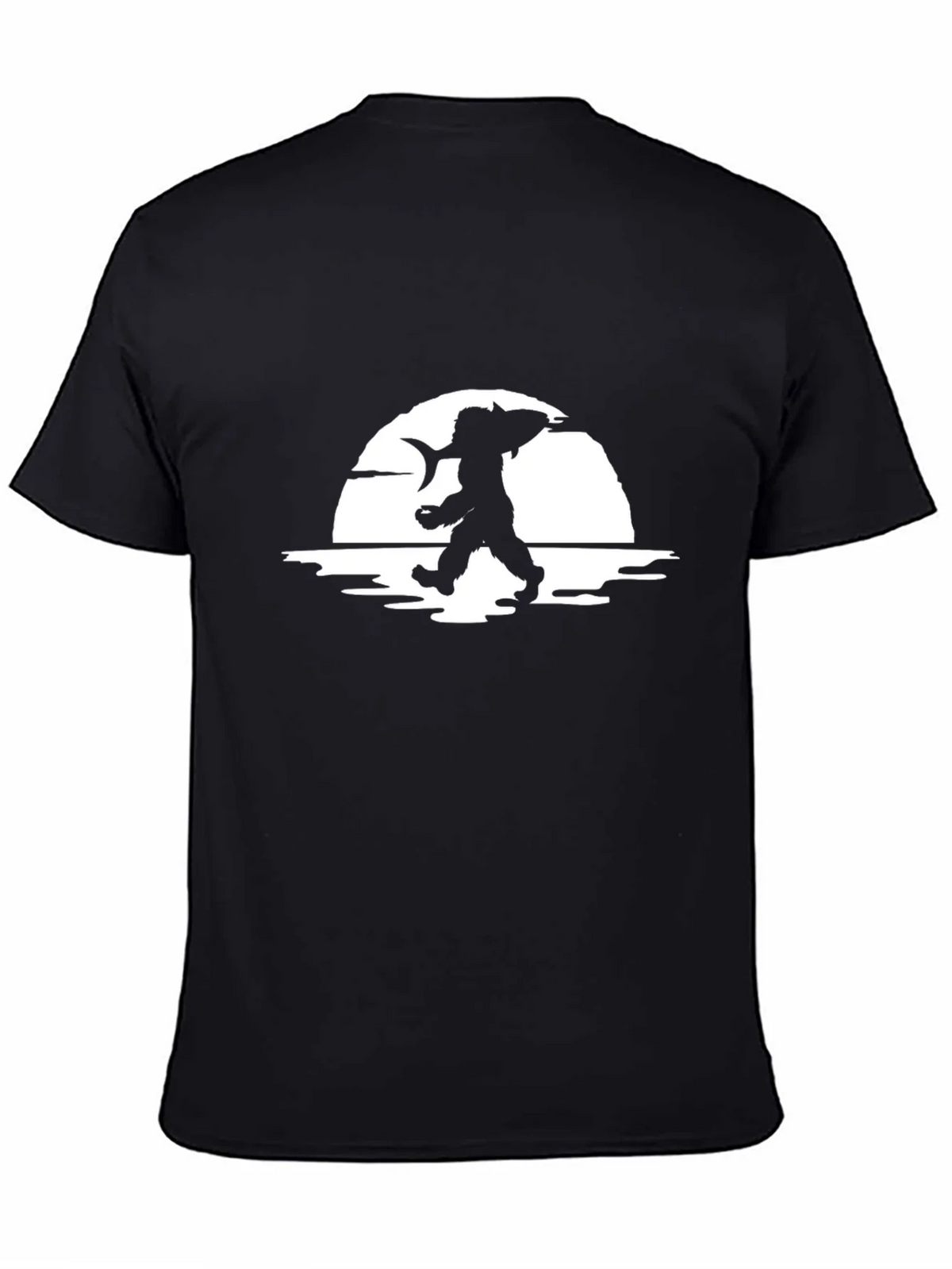 Fisherman Silhouette Graphic Tee product image 3