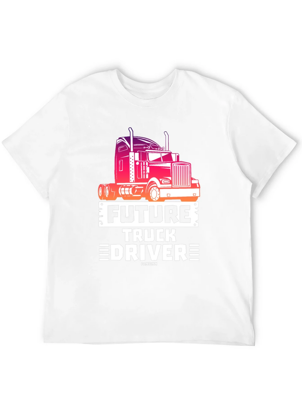 Future Truck Driver Black Graphic Tee product image 10