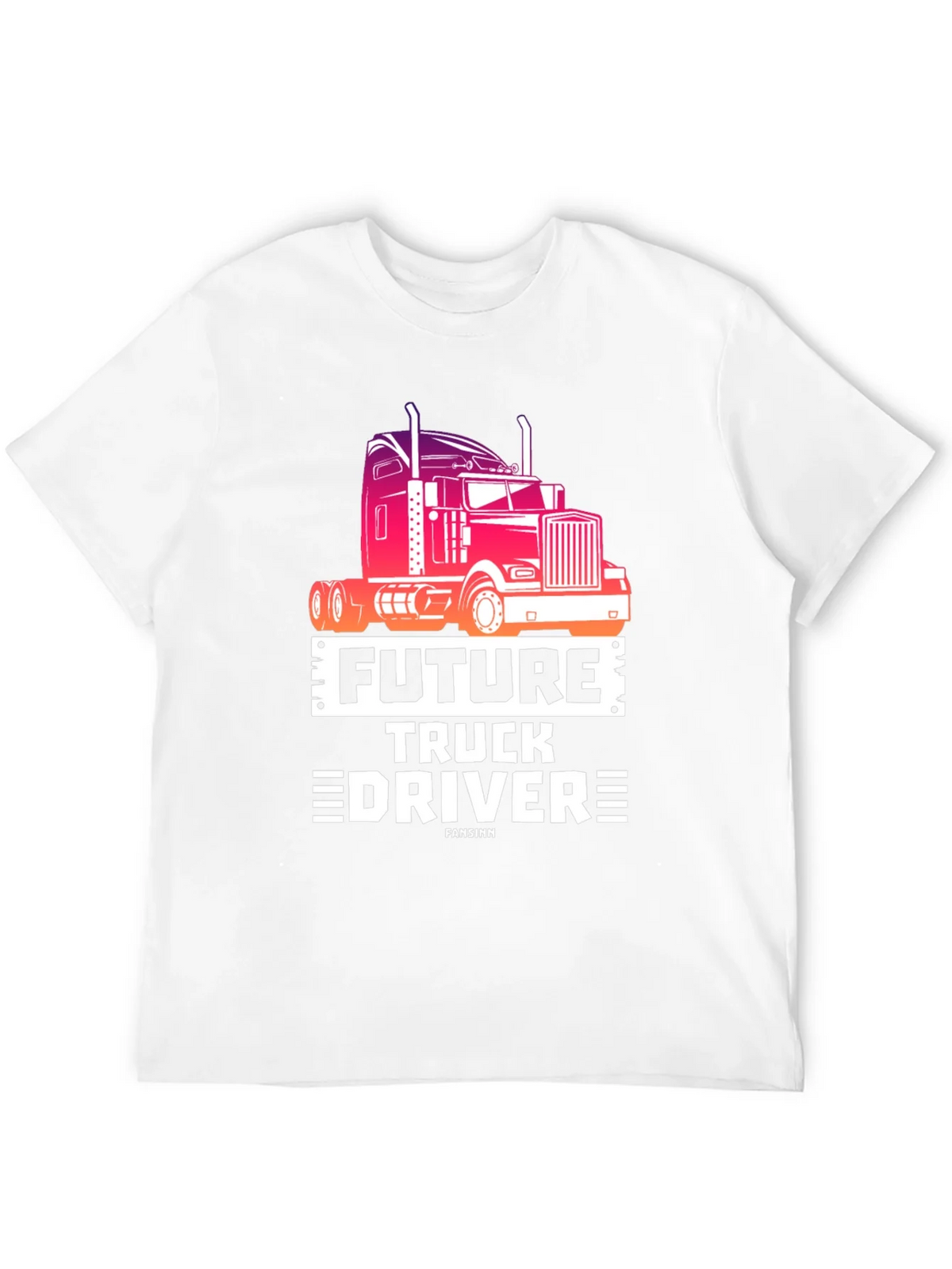 Future Truck Driver Black Graphic Tee product image 10