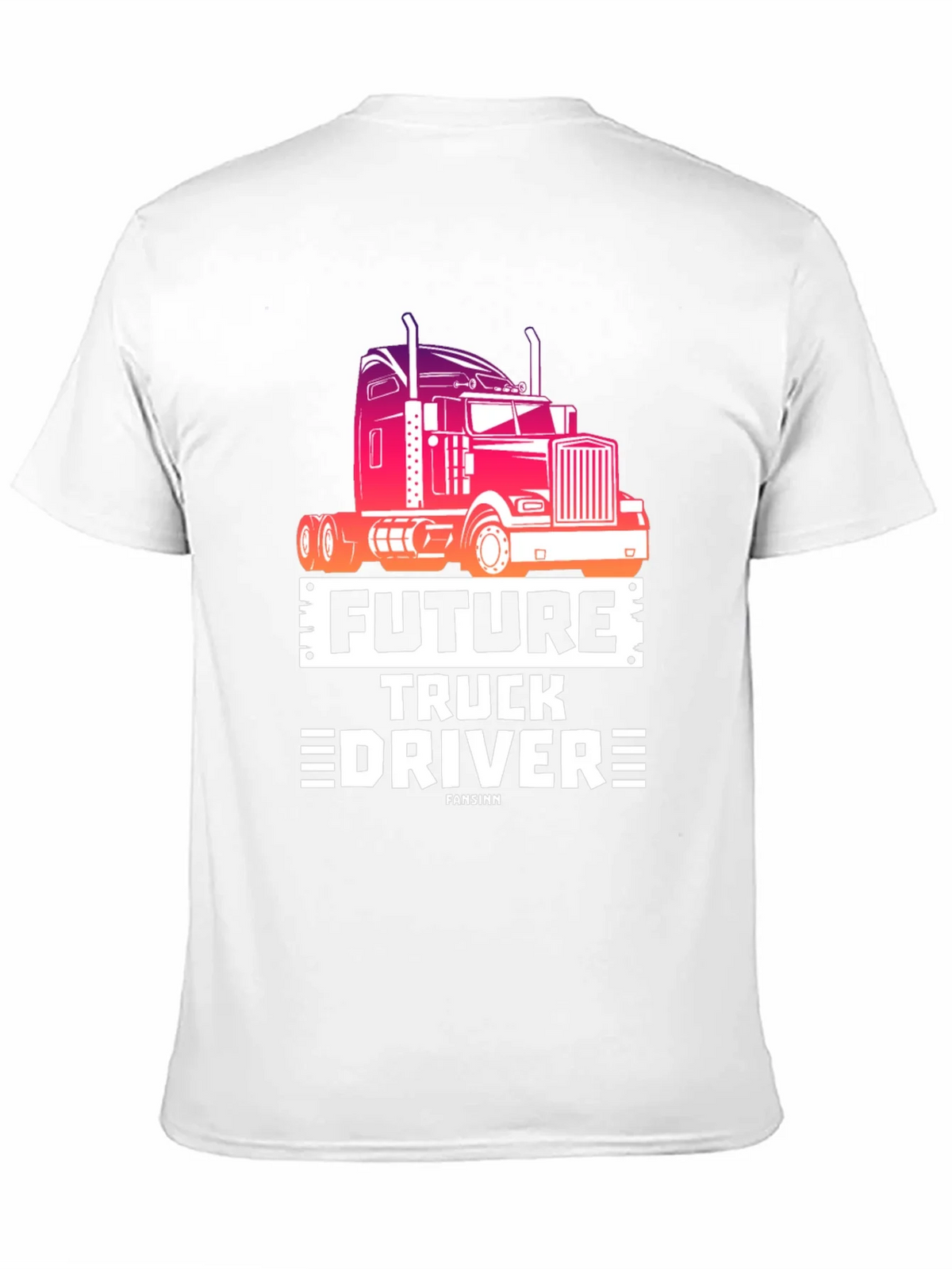 Future Truck Driver Black Graphic Tee product image 9