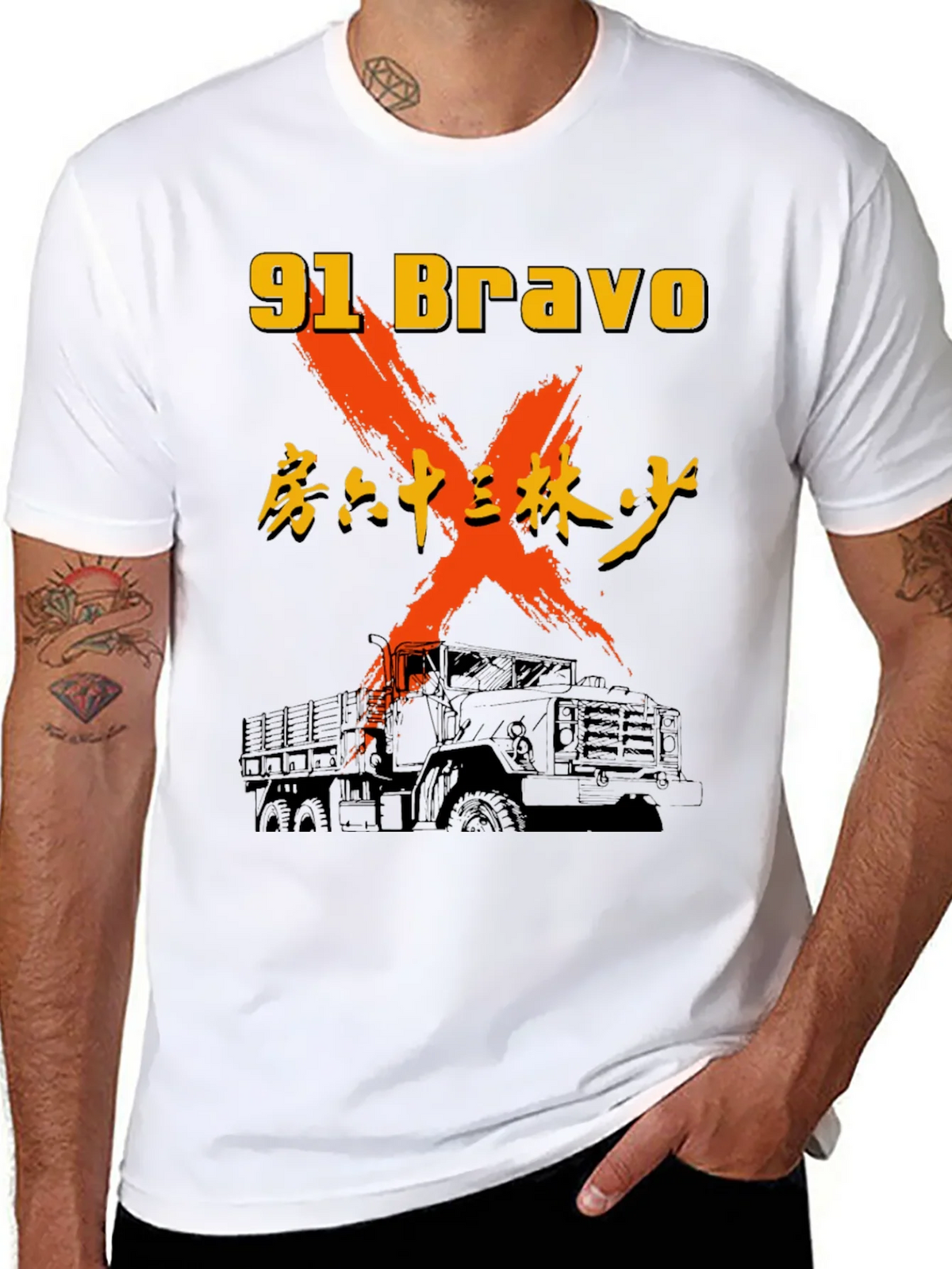 91 Bravo Truck Graphic Tee product image 7