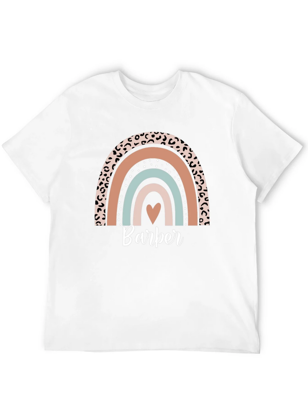 Stylish Barber Rainbow Graphic T-Shirt product image 8