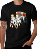 Horse-Drawn Carriage Graphic T-Shirt product image 1