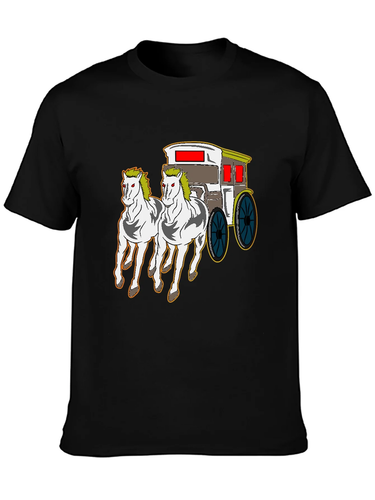 Horse-Drawn Carriage Graphic T-Shirt product image 3