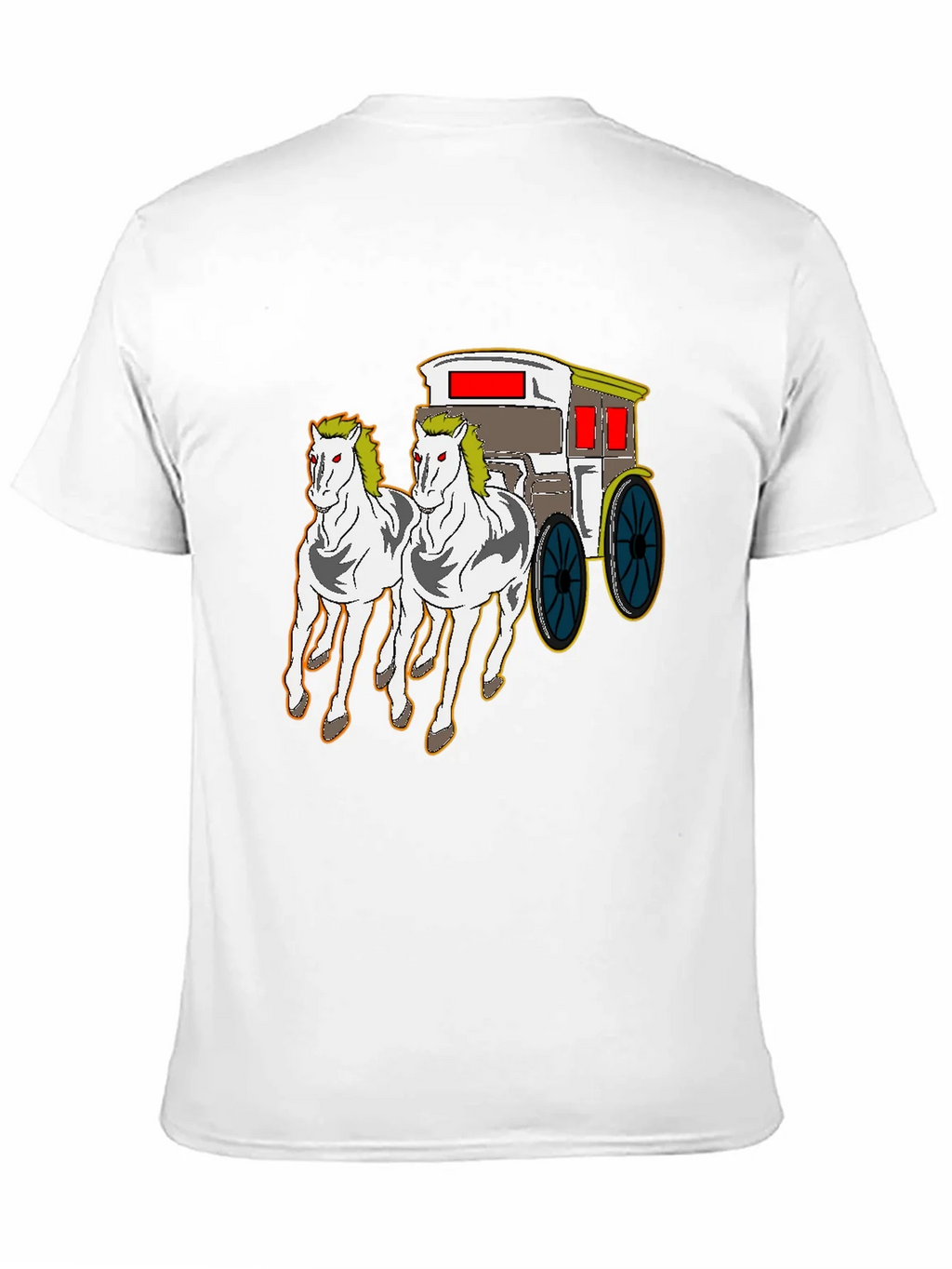 Horse-Drawn Carriage Graphic T-Shirt product image 9