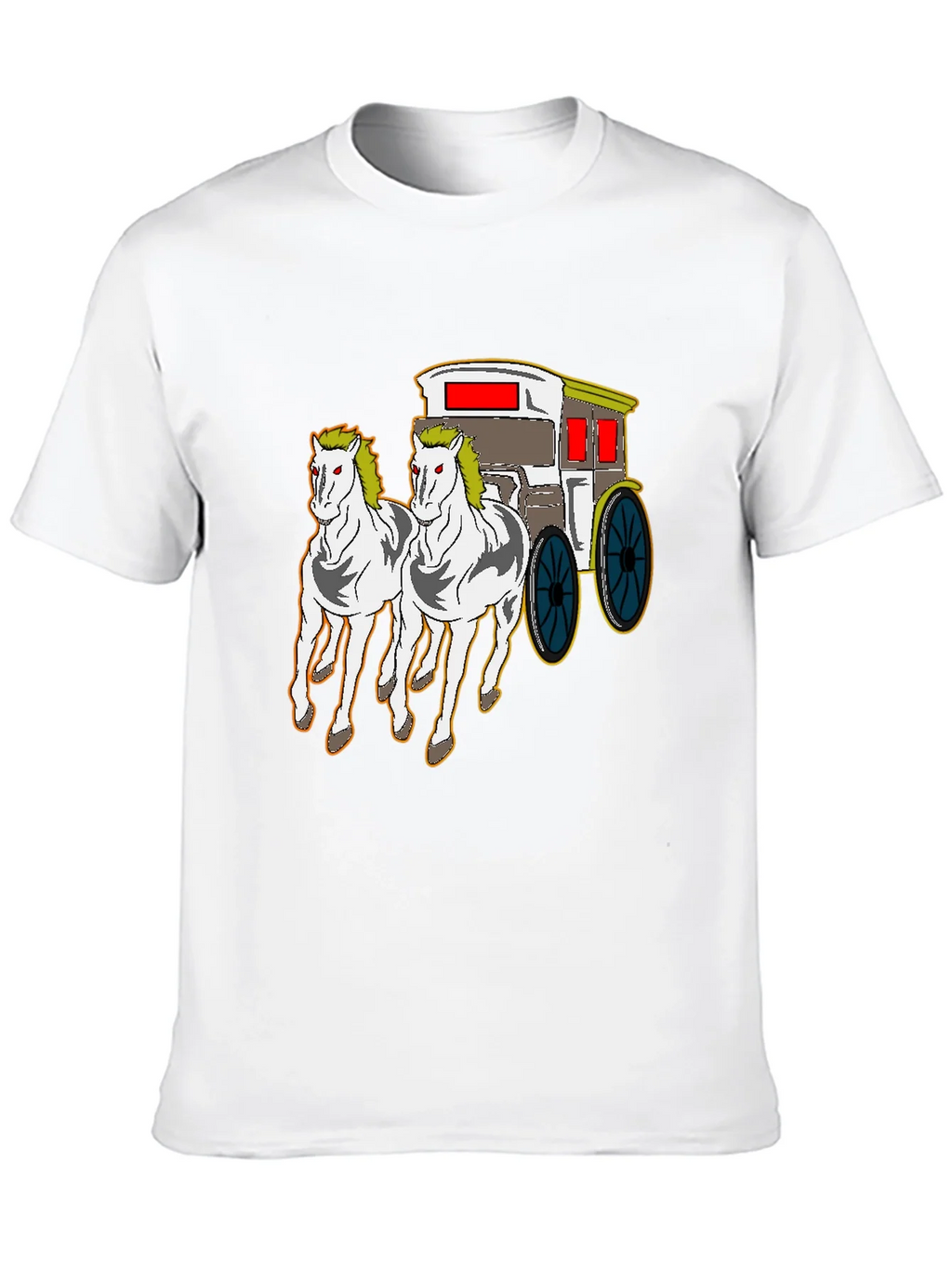Horse-Drawn Carriage Graphic T-Shirt product image 8
