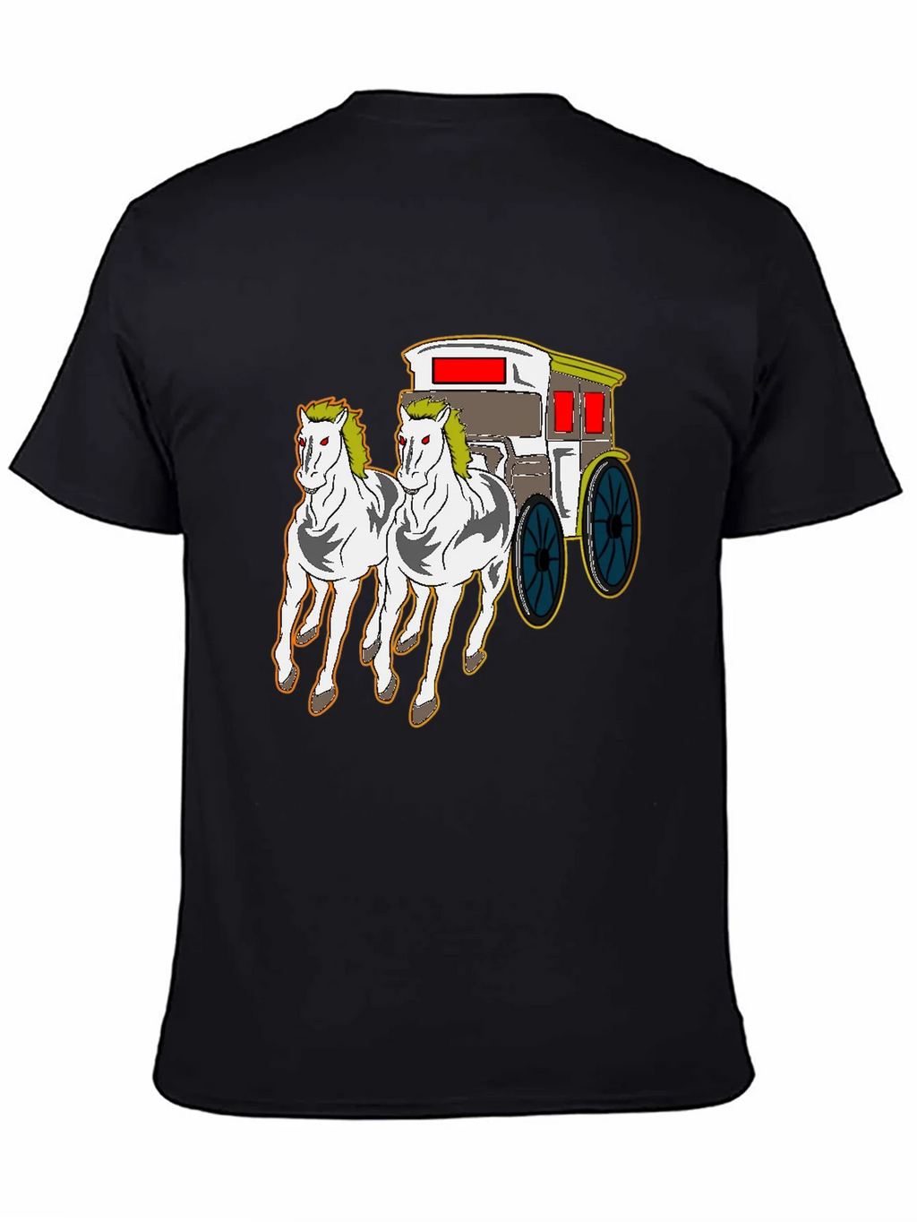 Horse-Drawn Carriage Graphic T-Shirt product image 4