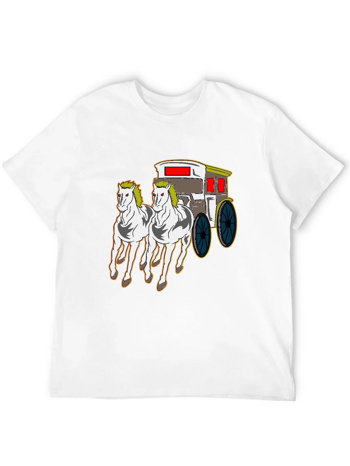 Horse-Drawn Carriage Graphic T-Shirt product image 10