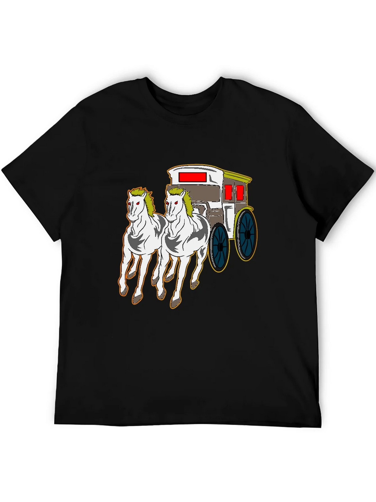 Horse-Drawn Carriage Graphic T-Shirt product image 5
