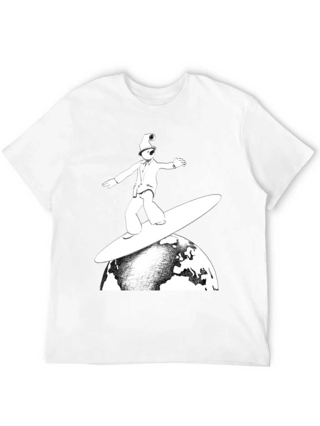 Surfing Earth T-Shirt - Unique Graphic Tee product image 10