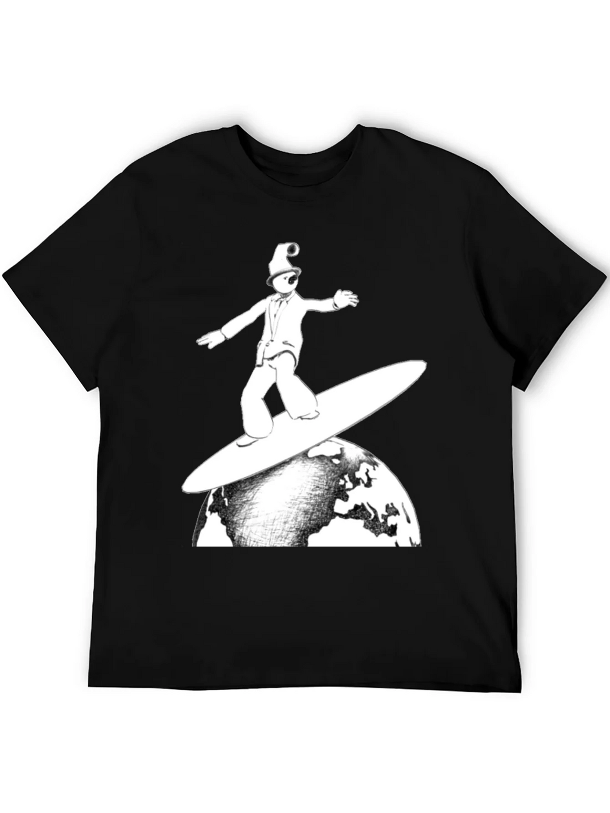 Surfing Earth T-Shirt - Unique Graphic Tee product image 5