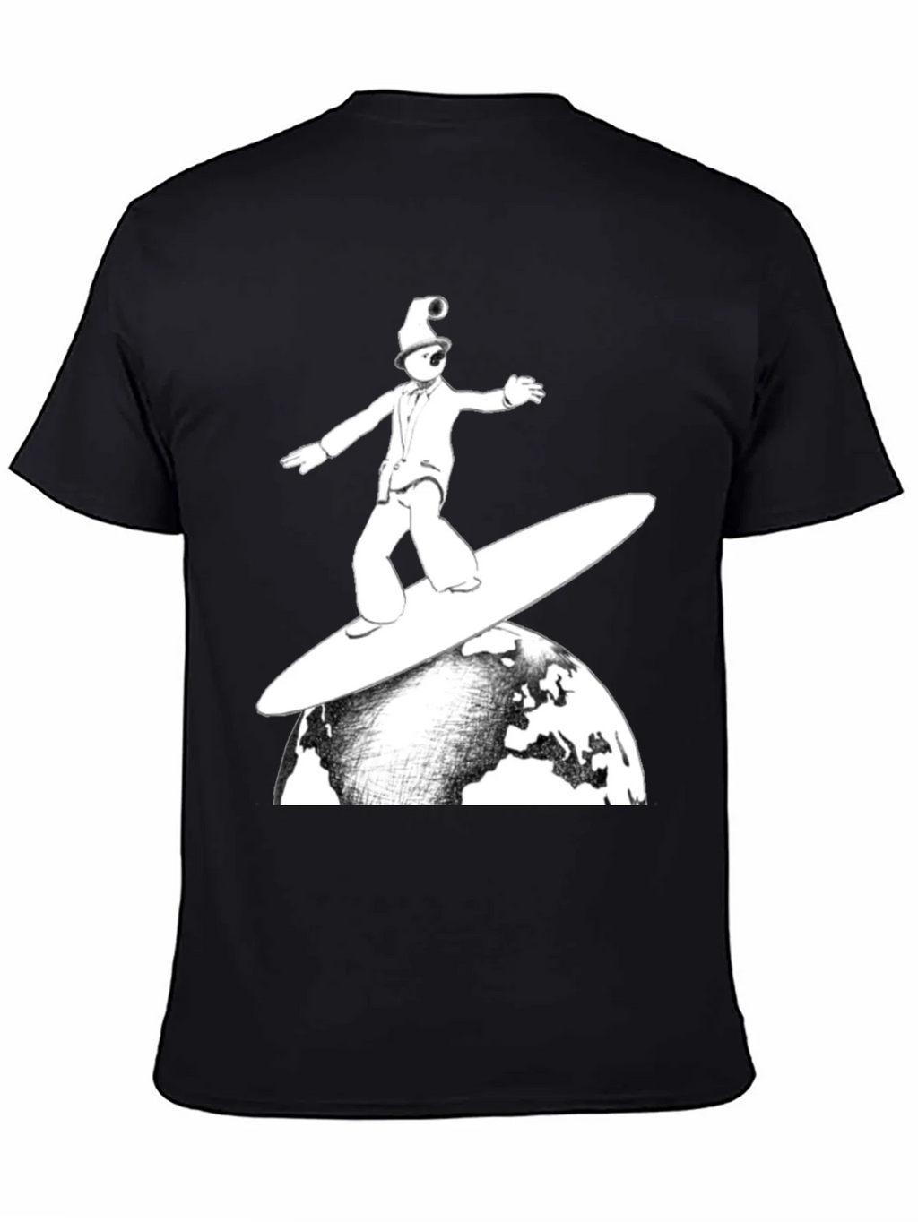 Surfing Earth T-Shirt - Unique Graphic Tee product image 4
