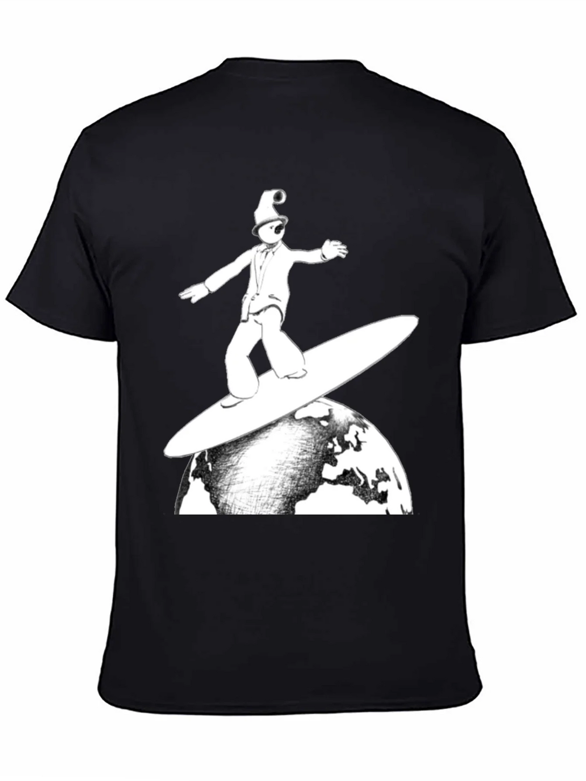 Surfing Earth T-Shirt - Unique Graphic Tee product image 4