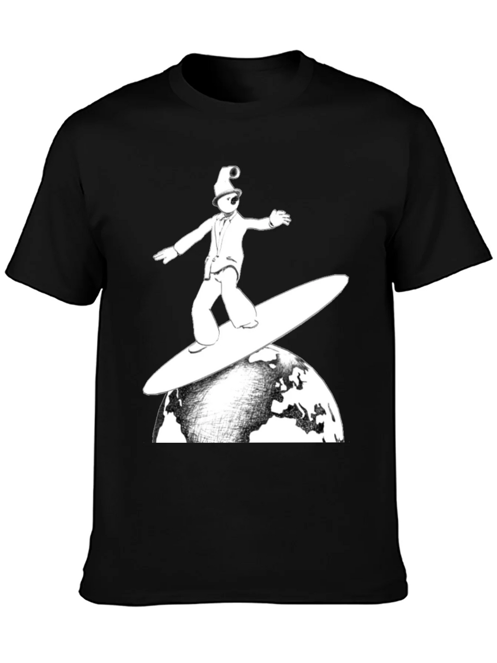 Surfing Earth T-Shirt - Unique Graphic Tee product image 3