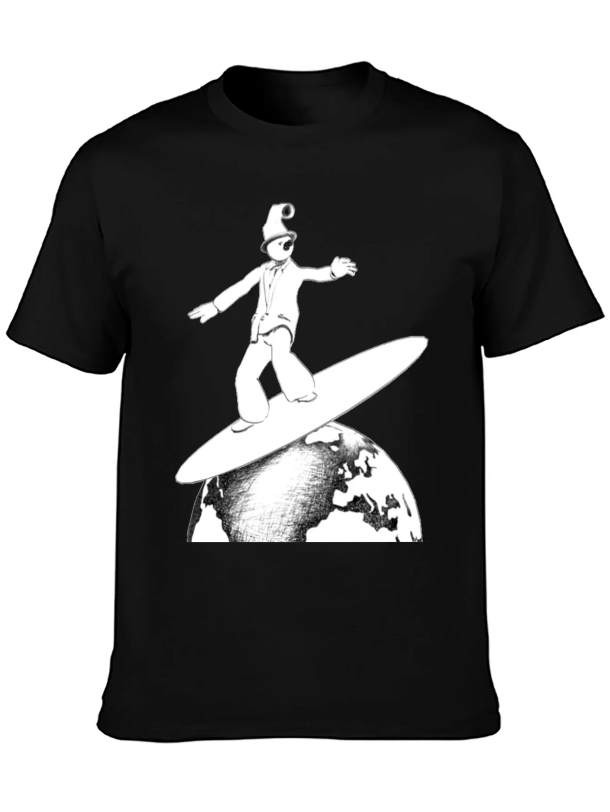 Surfing Earth T-Shirt - Unique Graphic Tee product image 3